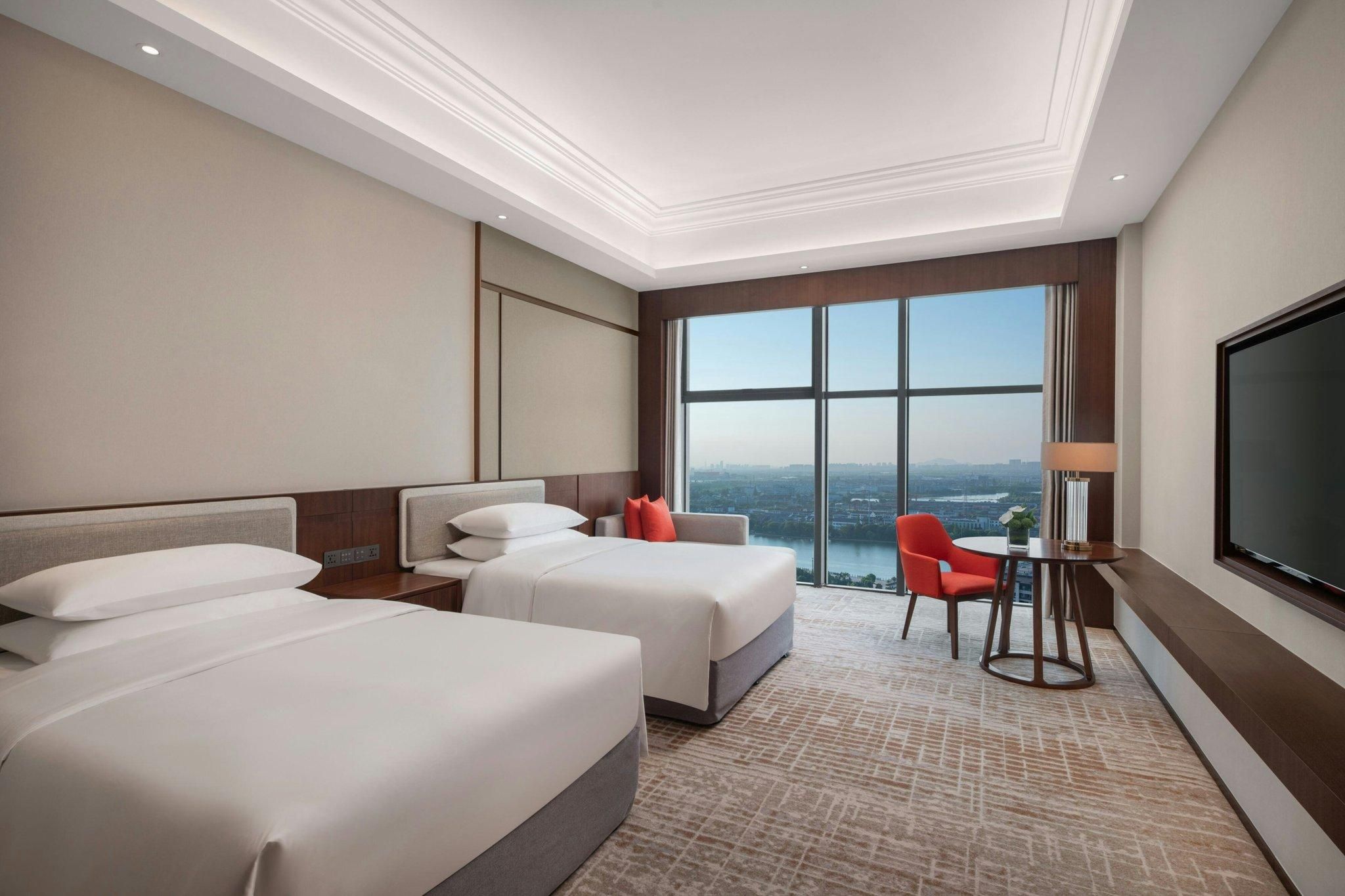 Executive Double Room, Club lounge access, Guest room, 2 Double
