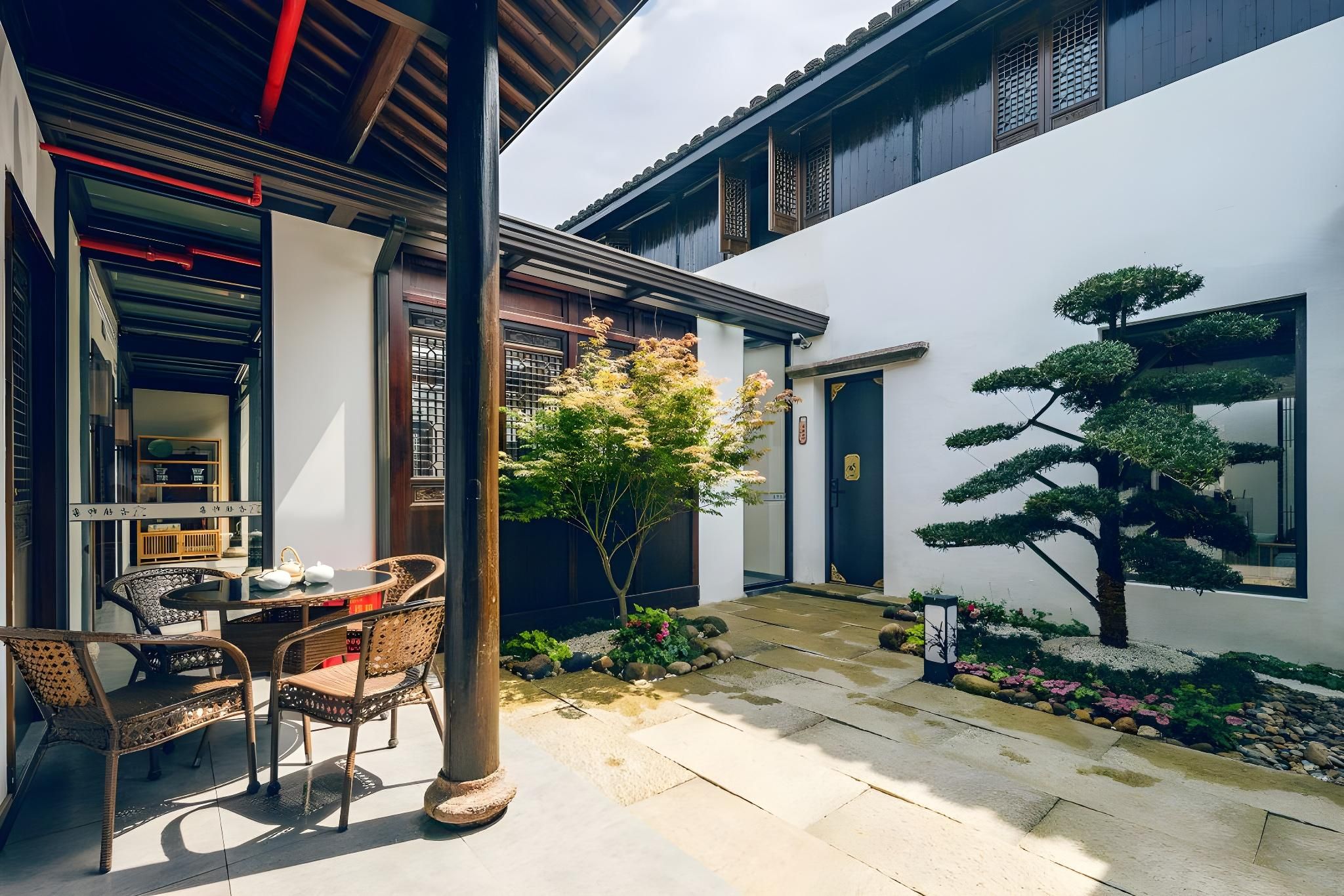 Floral Hotel She Shaoxing Ancient Town Impression Homestay View Double Room 3