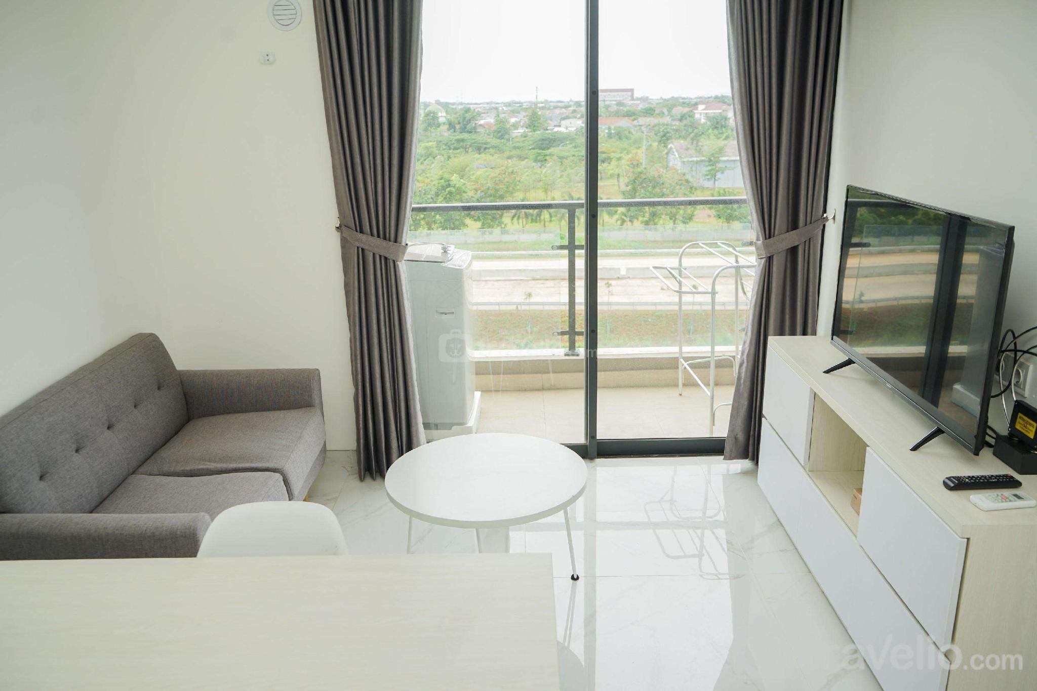 Furnished Design 2BR at Sky House BSD By Travelio