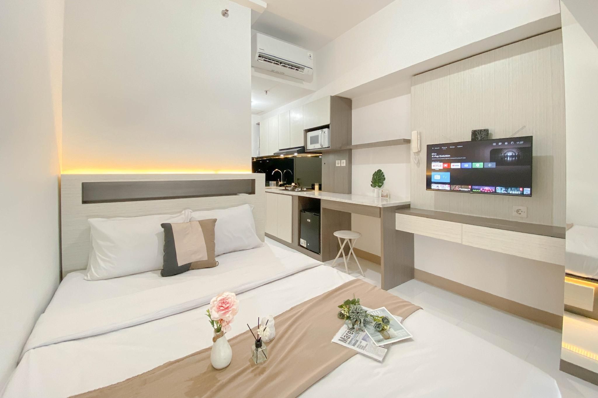 Cozy Studio Apt @Tokyo Riverside PIK 2 By Travelio
