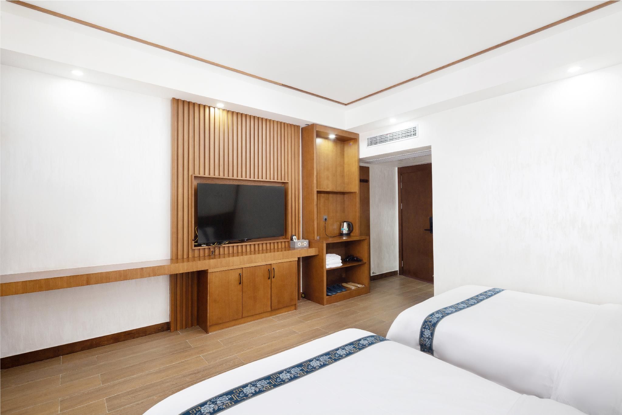 Floral Hotel Yujian Pusu Homestay Hengyang Nanyue Scenic Area Dadian Twin Room with Bath and Toilet 3