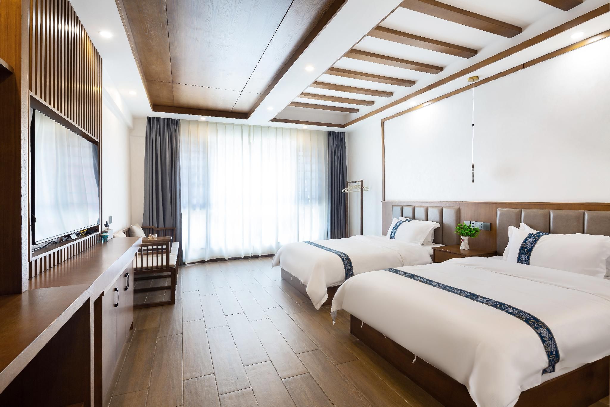 Floral Hotel Yujian Pusu Homestay Hengyang Nanyue Scenic Area Dadian Classic Double or Twin