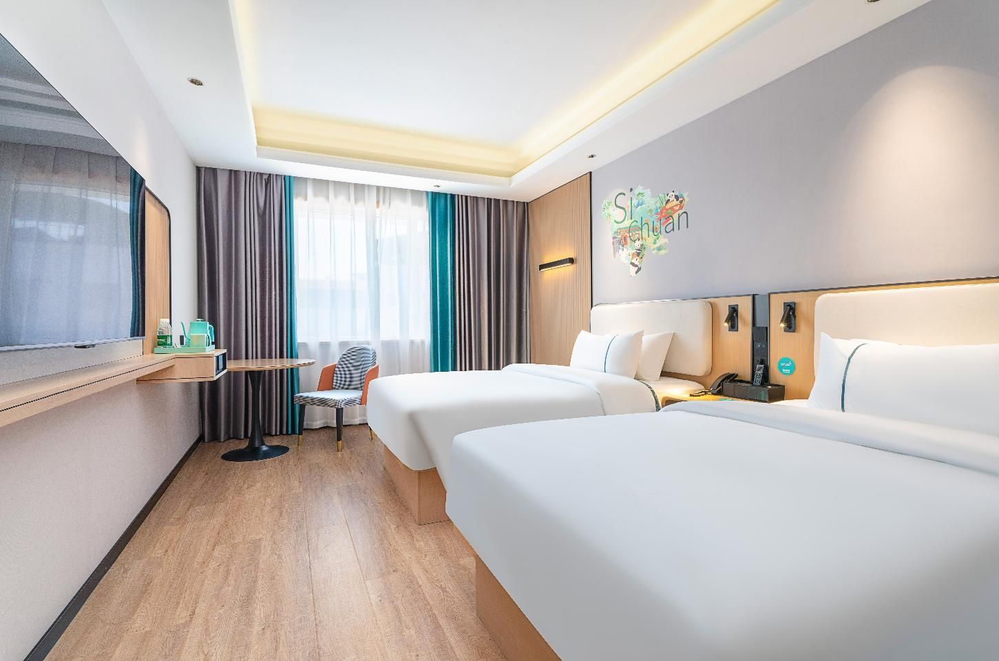 City Comfort Inn Nanchong Five Star Garden Dossen - Deluxe Twin Room