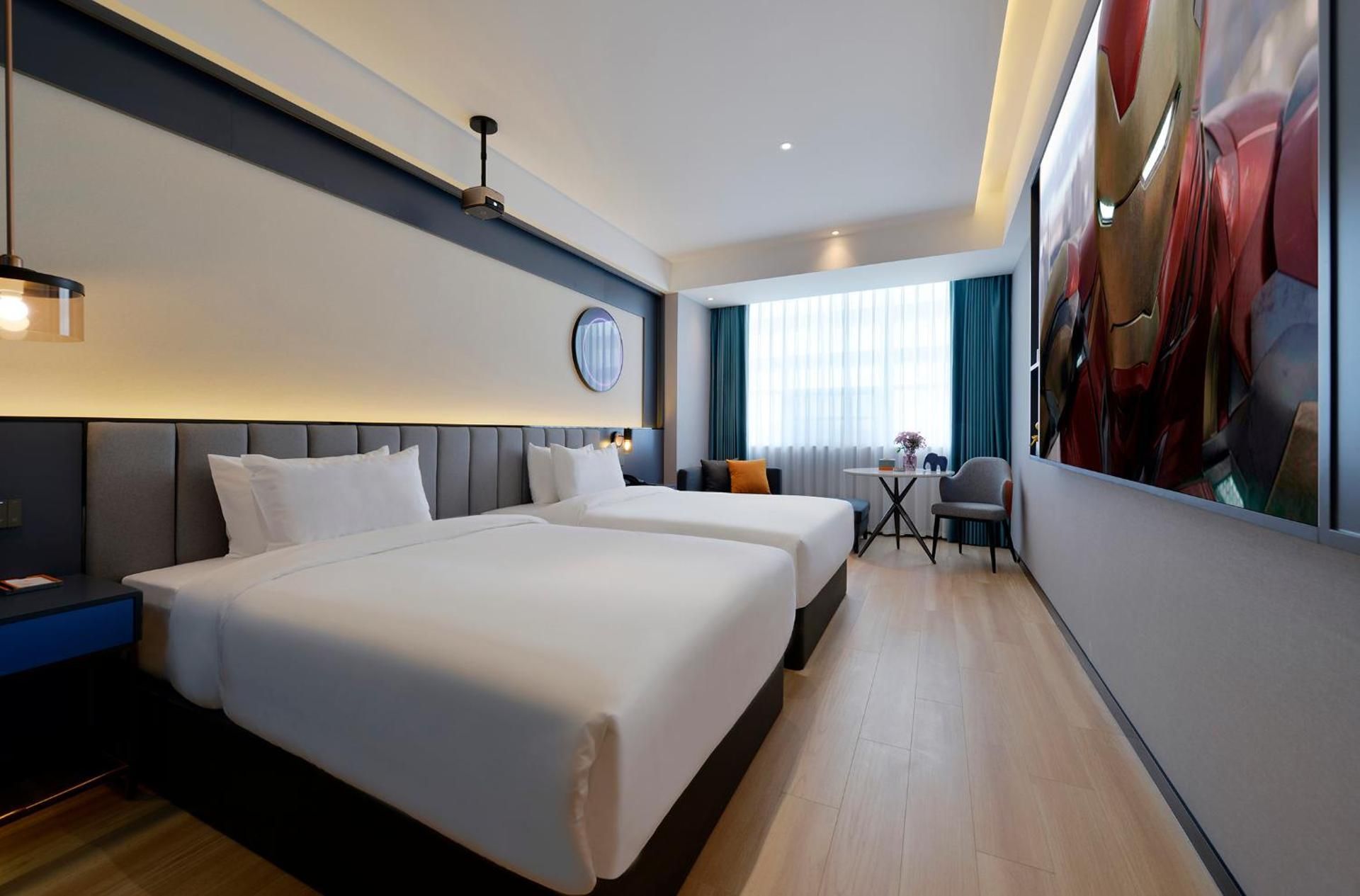 Twin Room with Movie