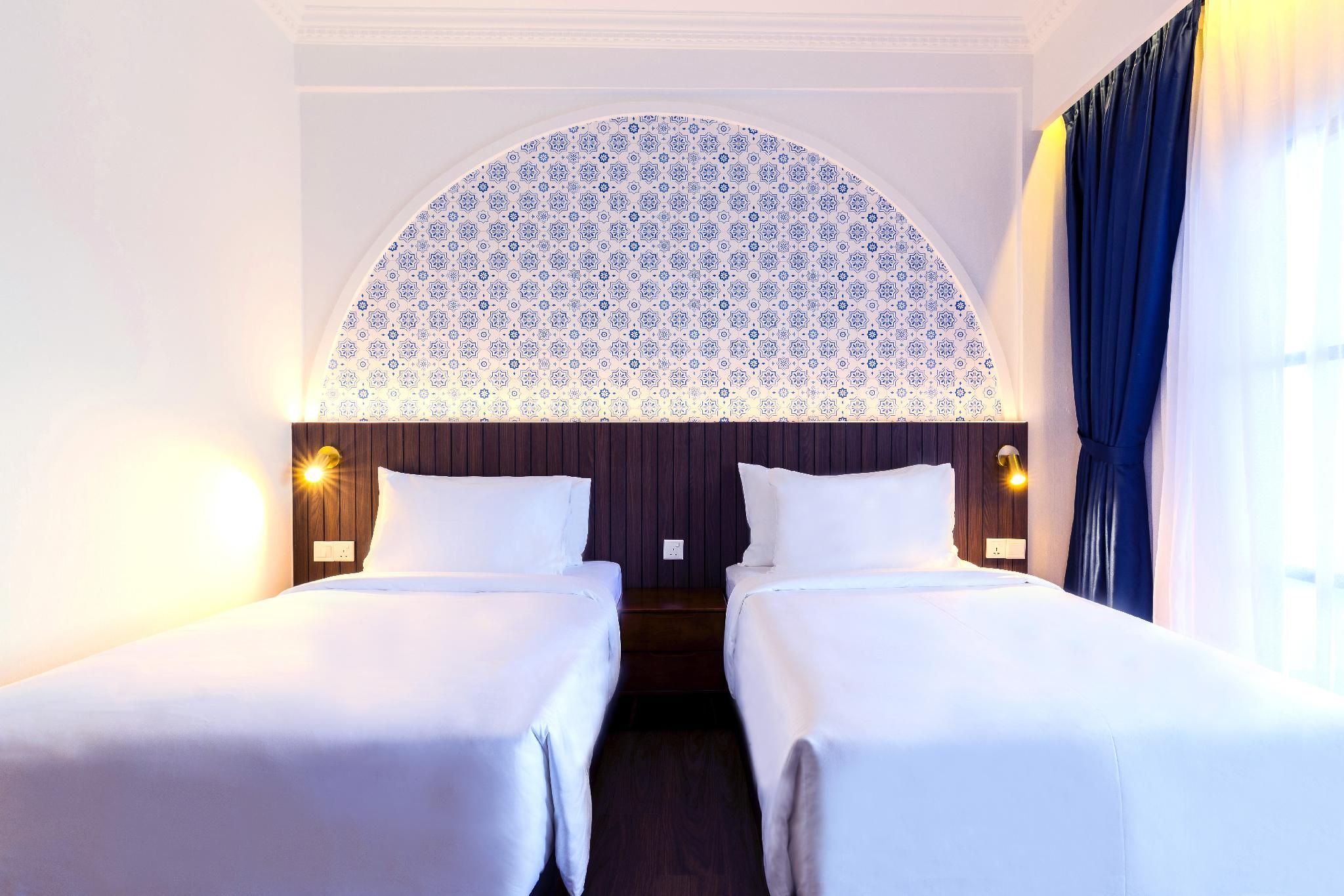 2 Single Beds, Lux Twin Courtyard Room, Non-Smoking
