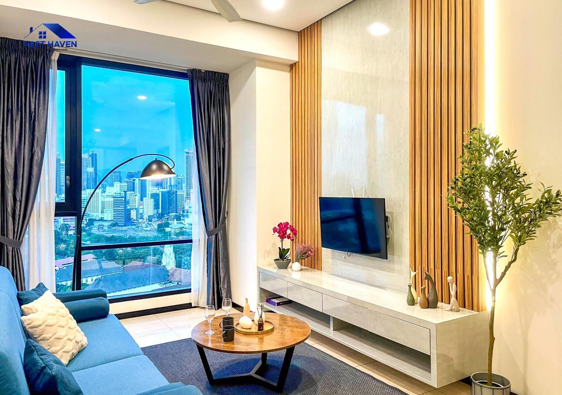 Three-Bedroom Premium Apartment with Balcony