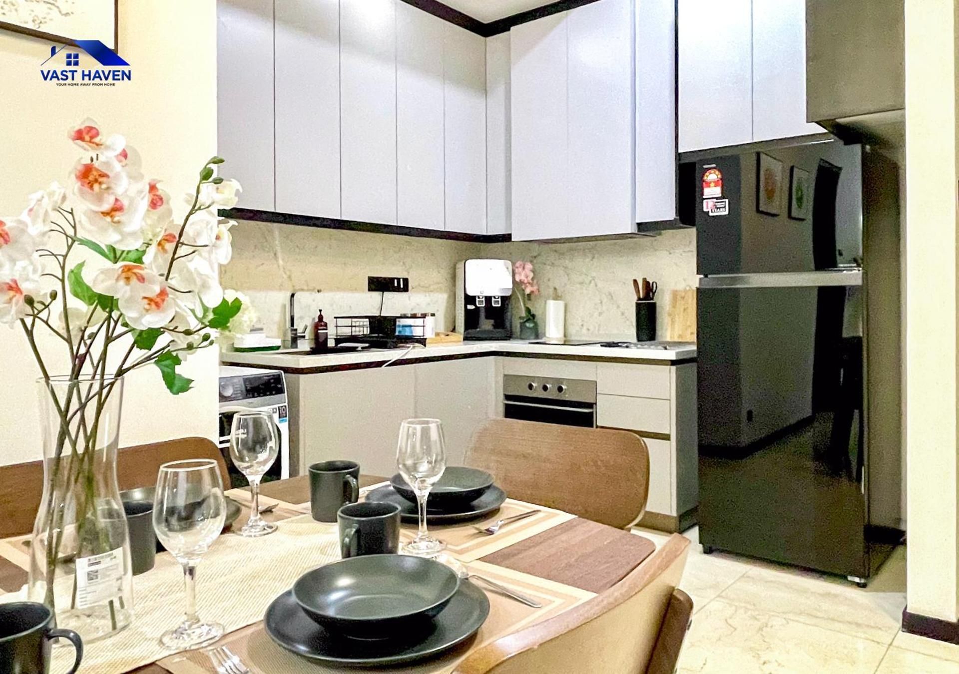Three-Bedroom Premium Apartment with Balcony