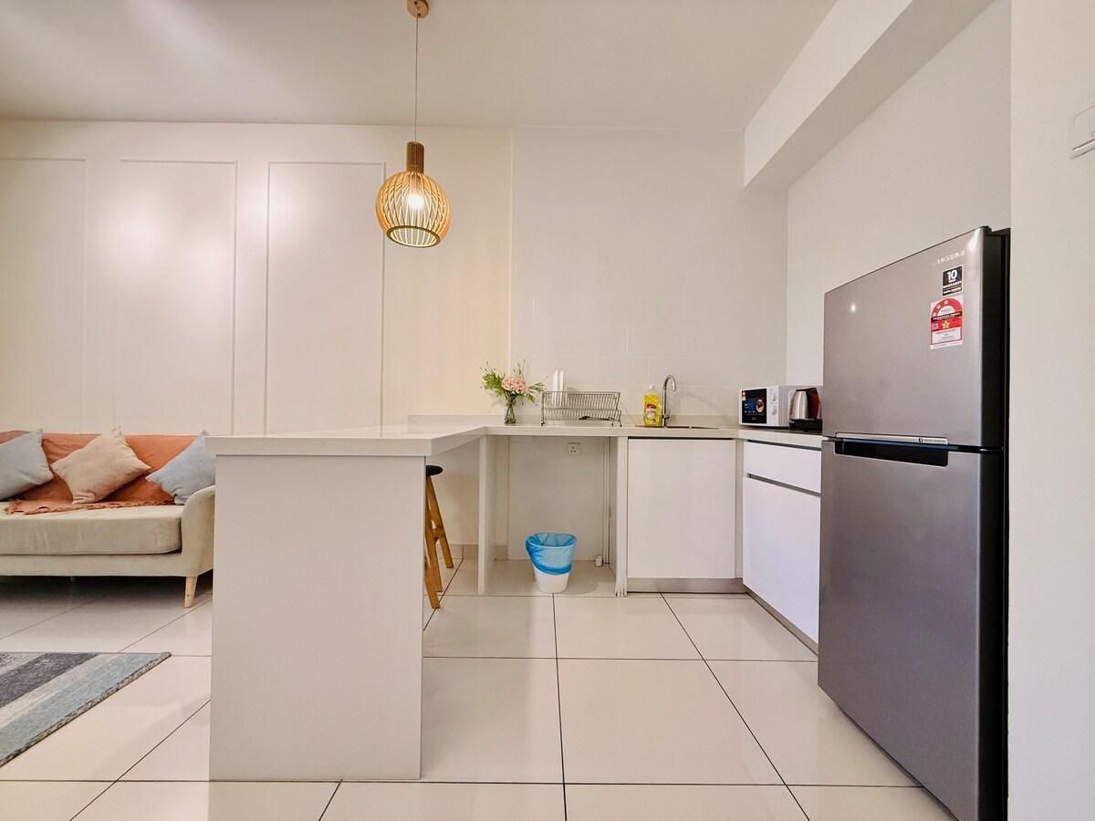 Artistic 1BR Apartment @ArteMontkiara @Freeparking