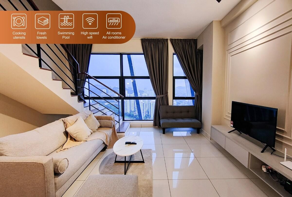 Cozy 2BR Duplex @ MT.KIARA