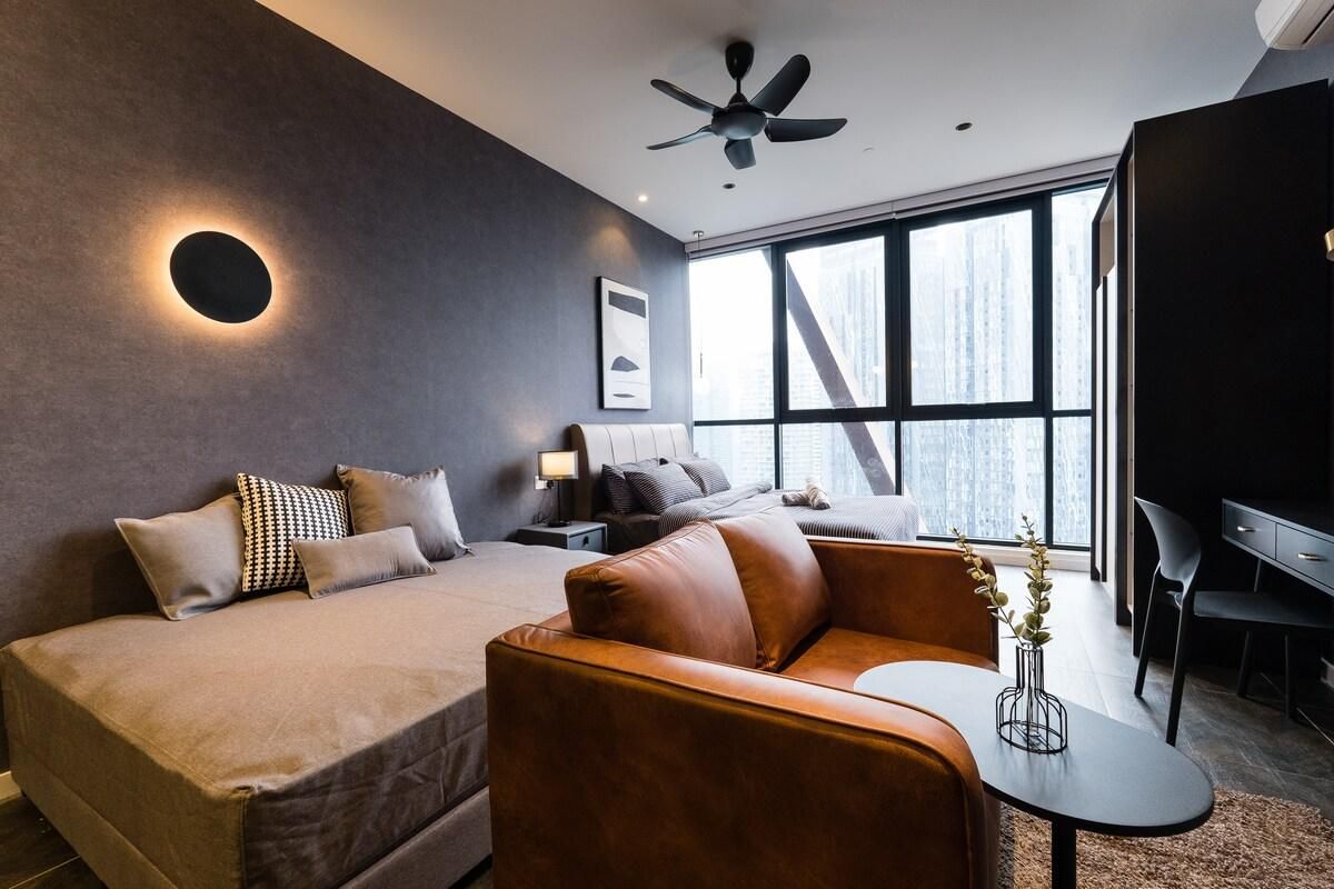 Modern Scarletz Suites KLCC Wi-FI 100mbps 4pax