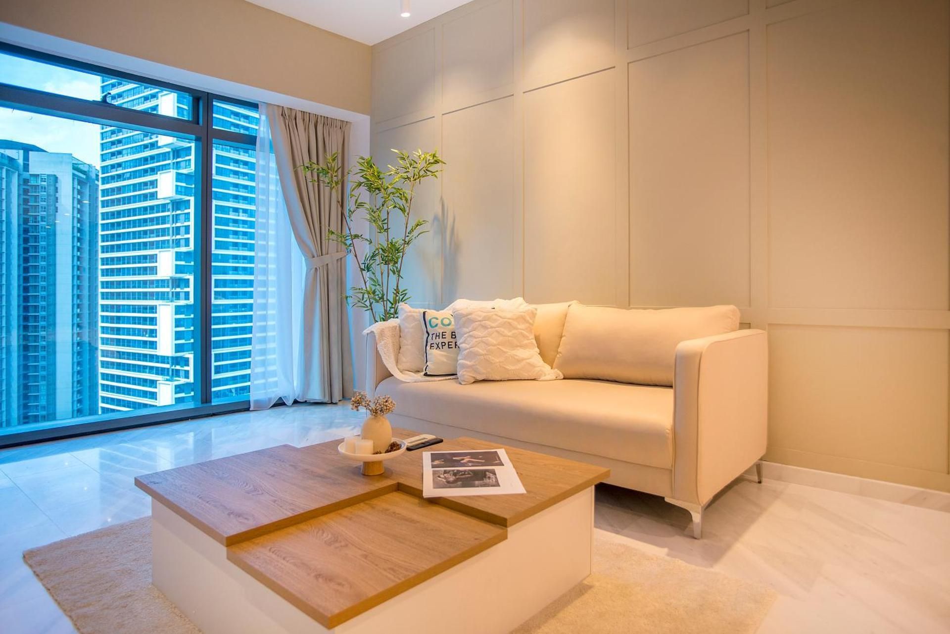 Two-Bedroom Apartment with City View