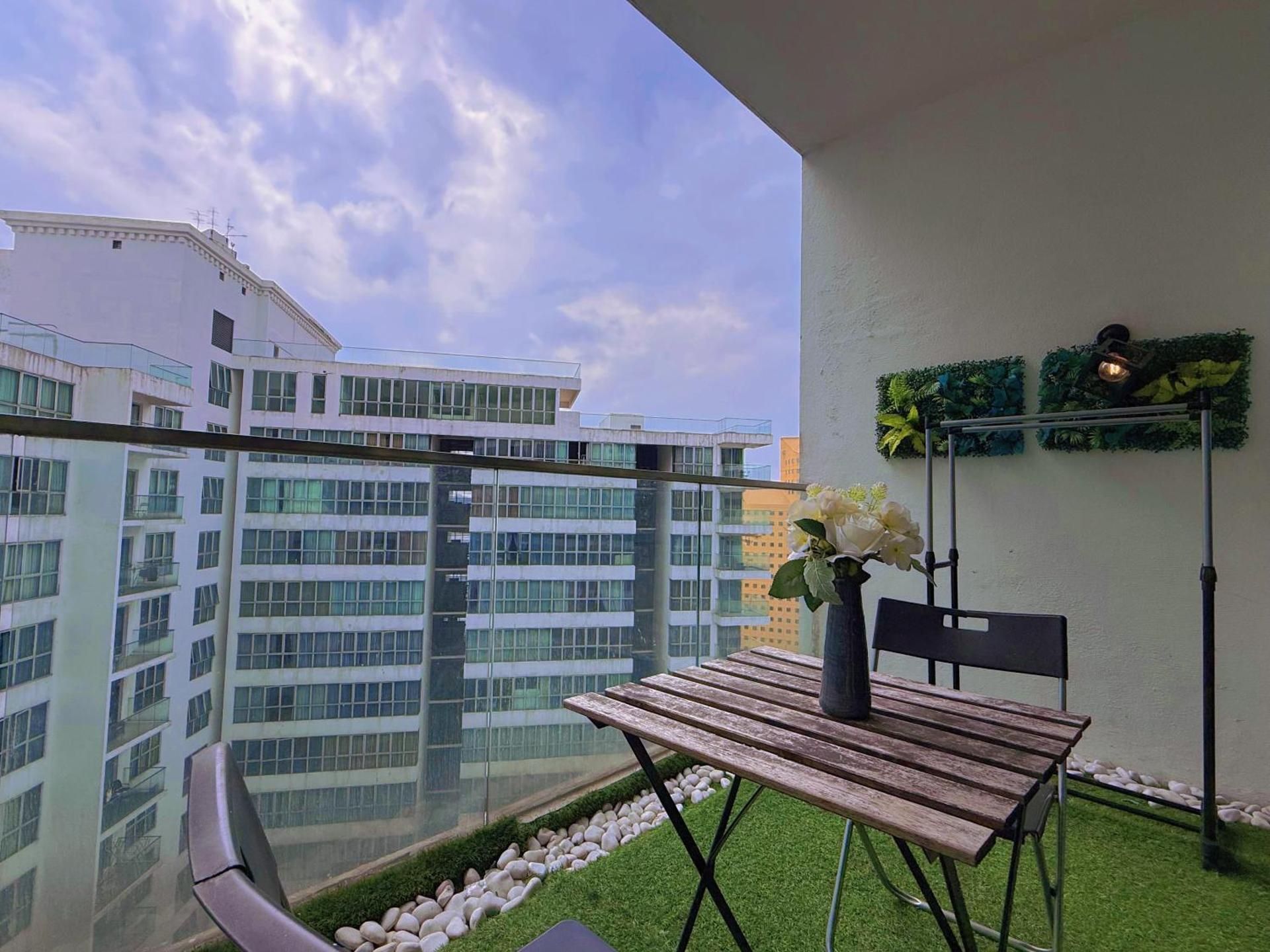 Two-Bedroom Apartment with Balcony