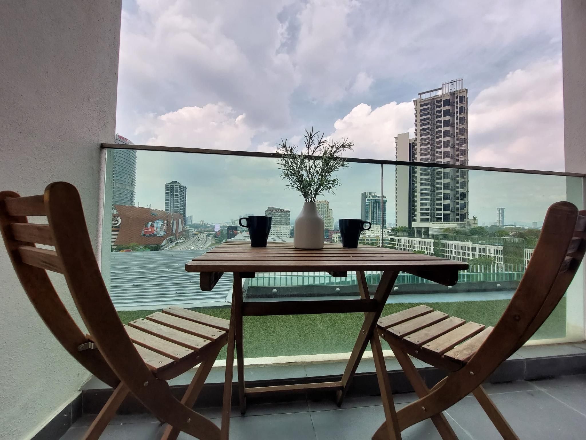 Studio with Balcony