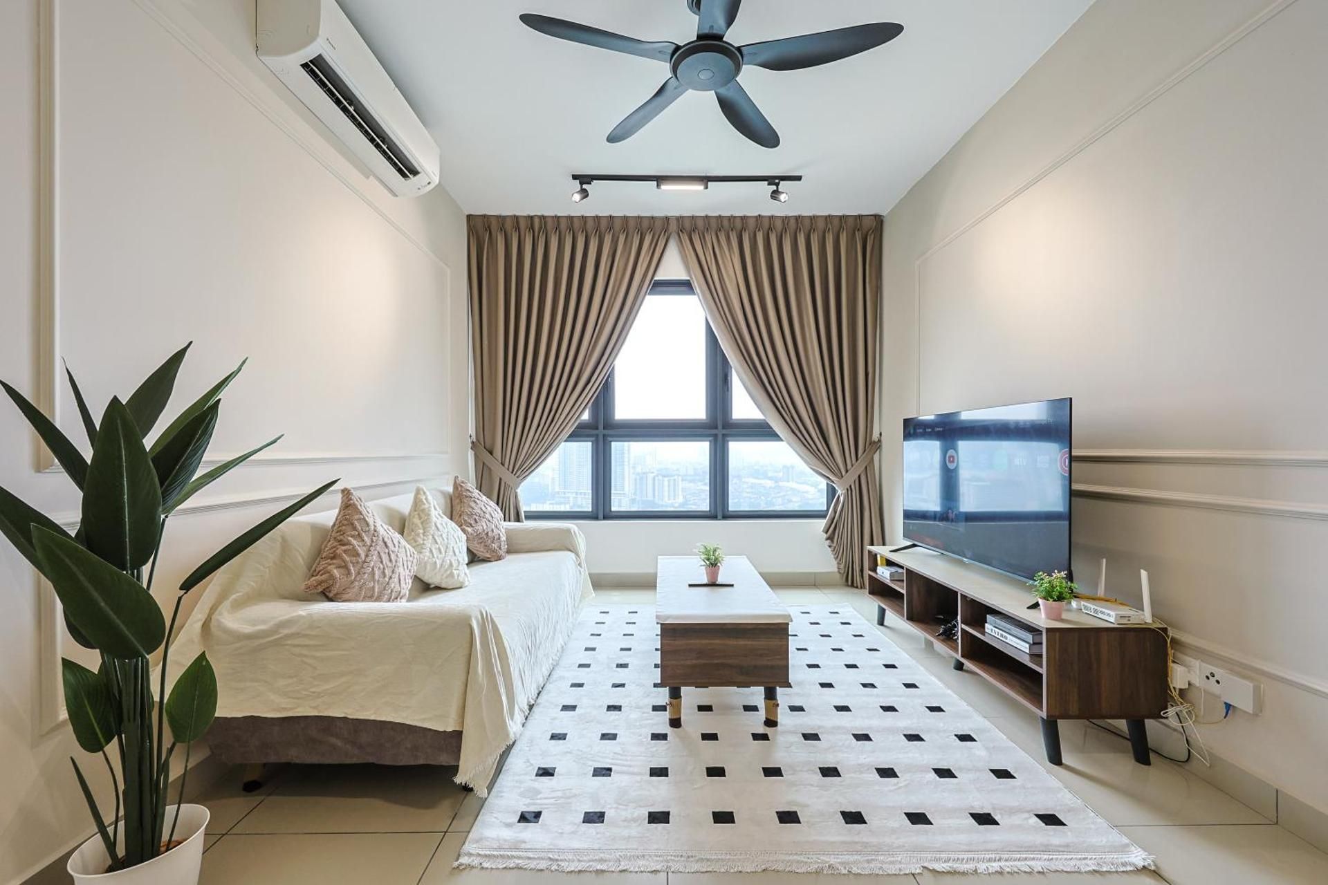 Three-Bedroom Apartment with View