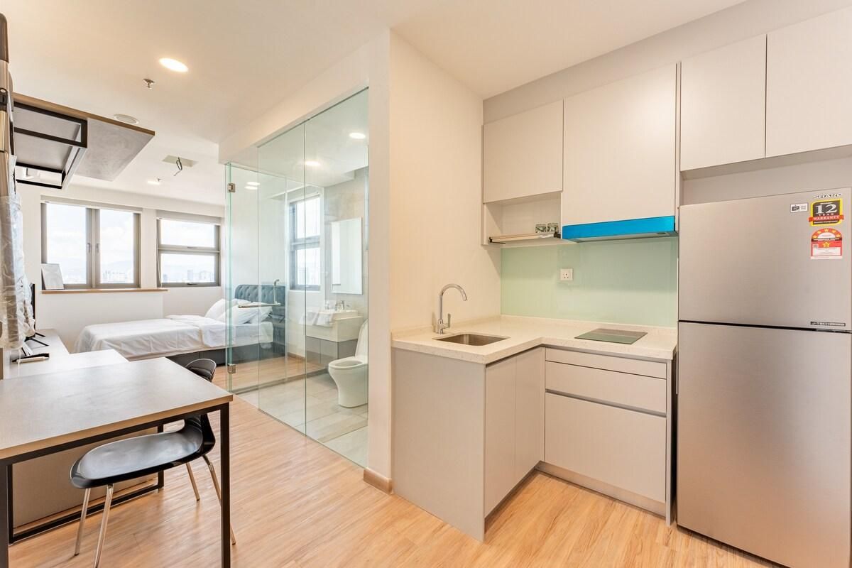 The Riv@Riveria city KLSentral#skypoolKLCCview#52R