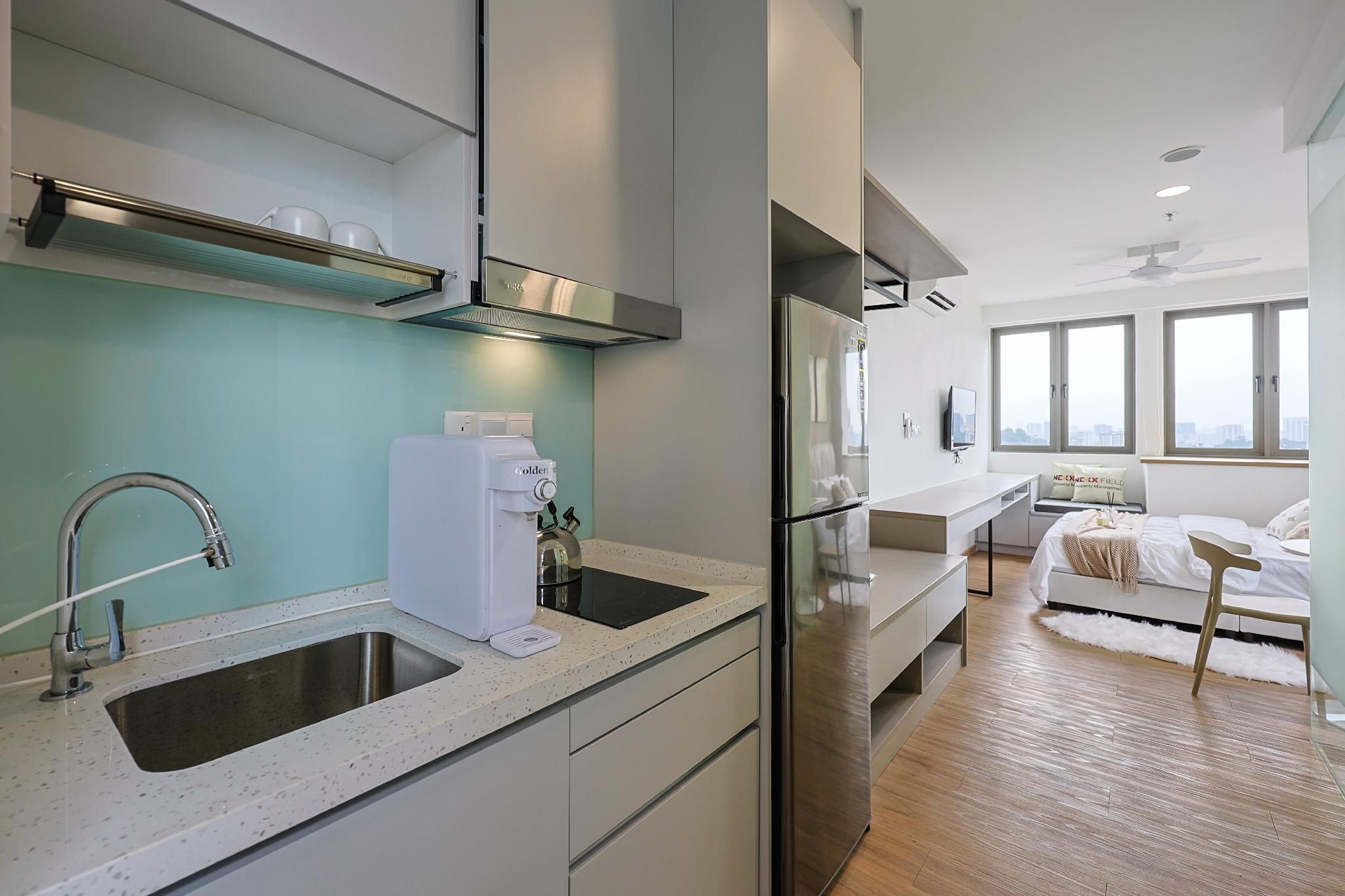 Warm cream-style 2pax studio Riveria by NEXX FIELD