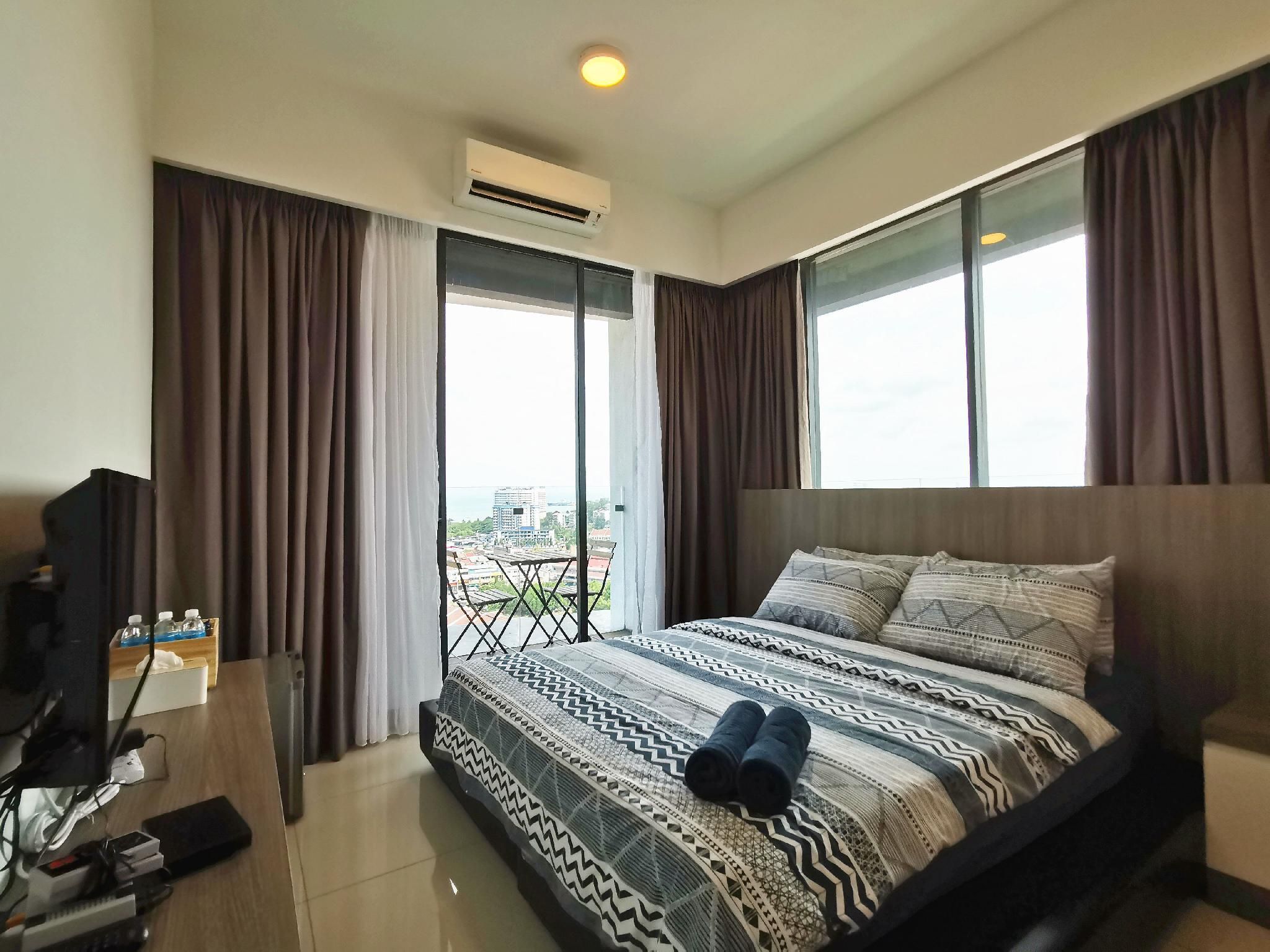 Port Dickson D'Wharf Seaview Unit - Up to 9 pax