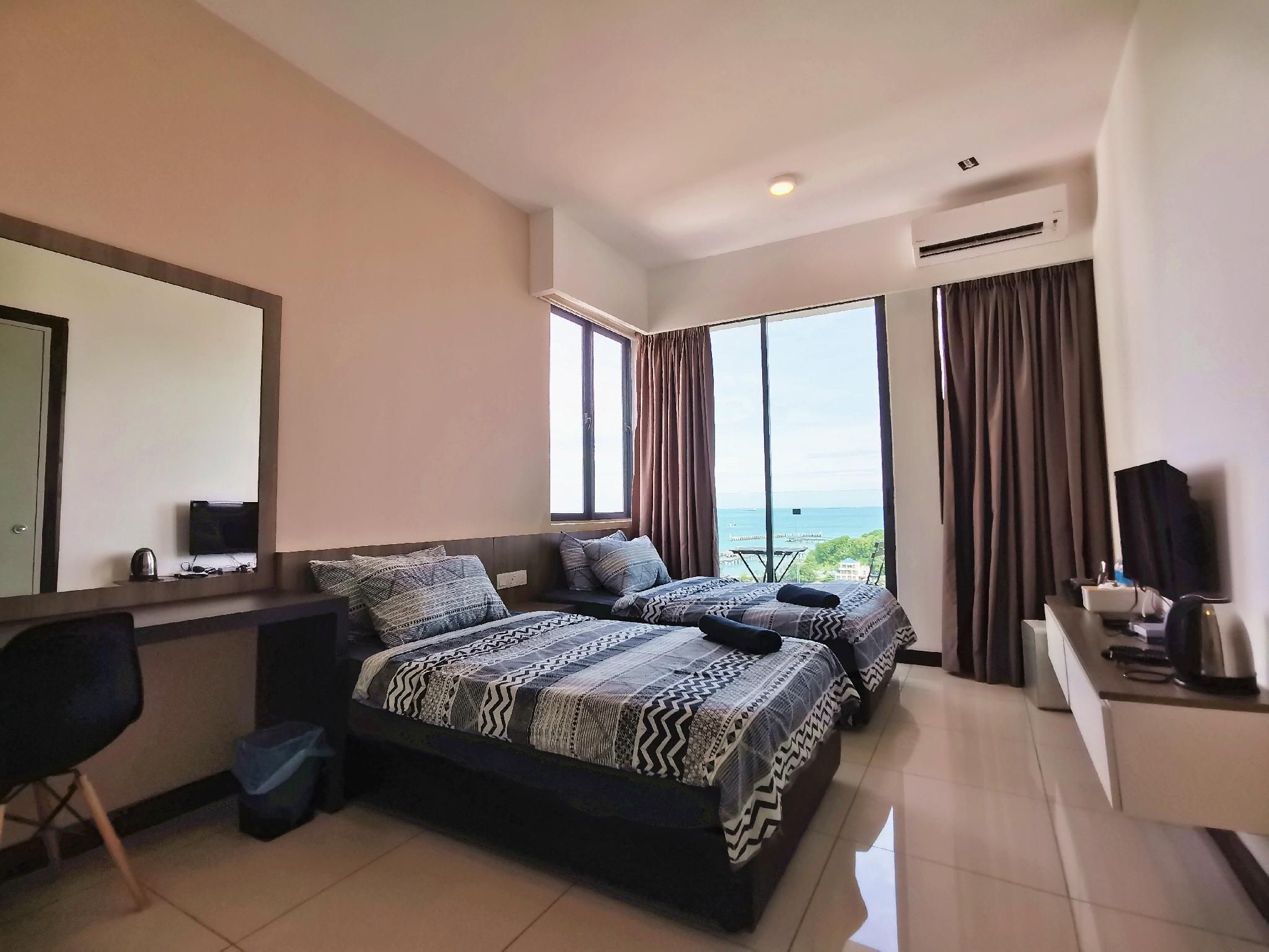 PD D’Wharf Waterfront-Sea & City View(Up to 9 pax)