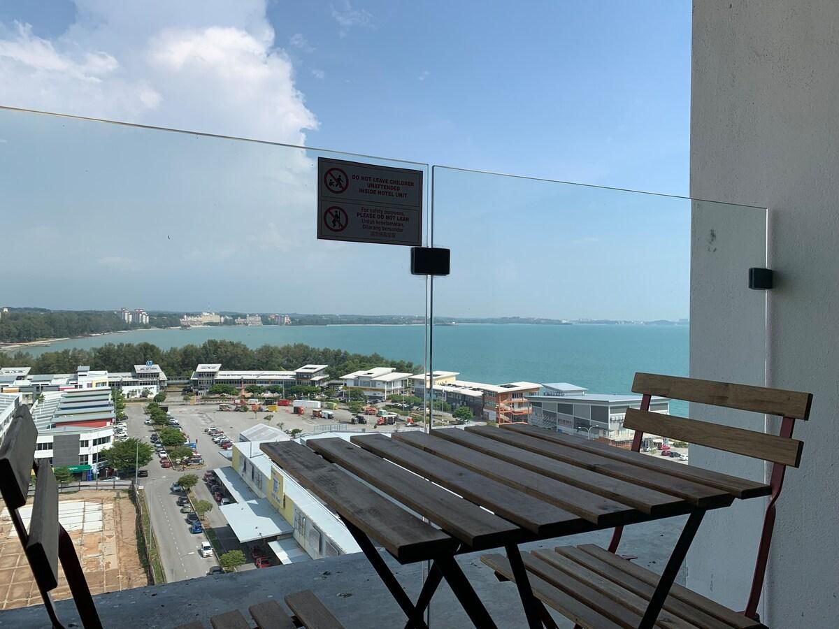 PD D’Wharf Cosy Suite 3 - Seaview (Up to 3 Pax)