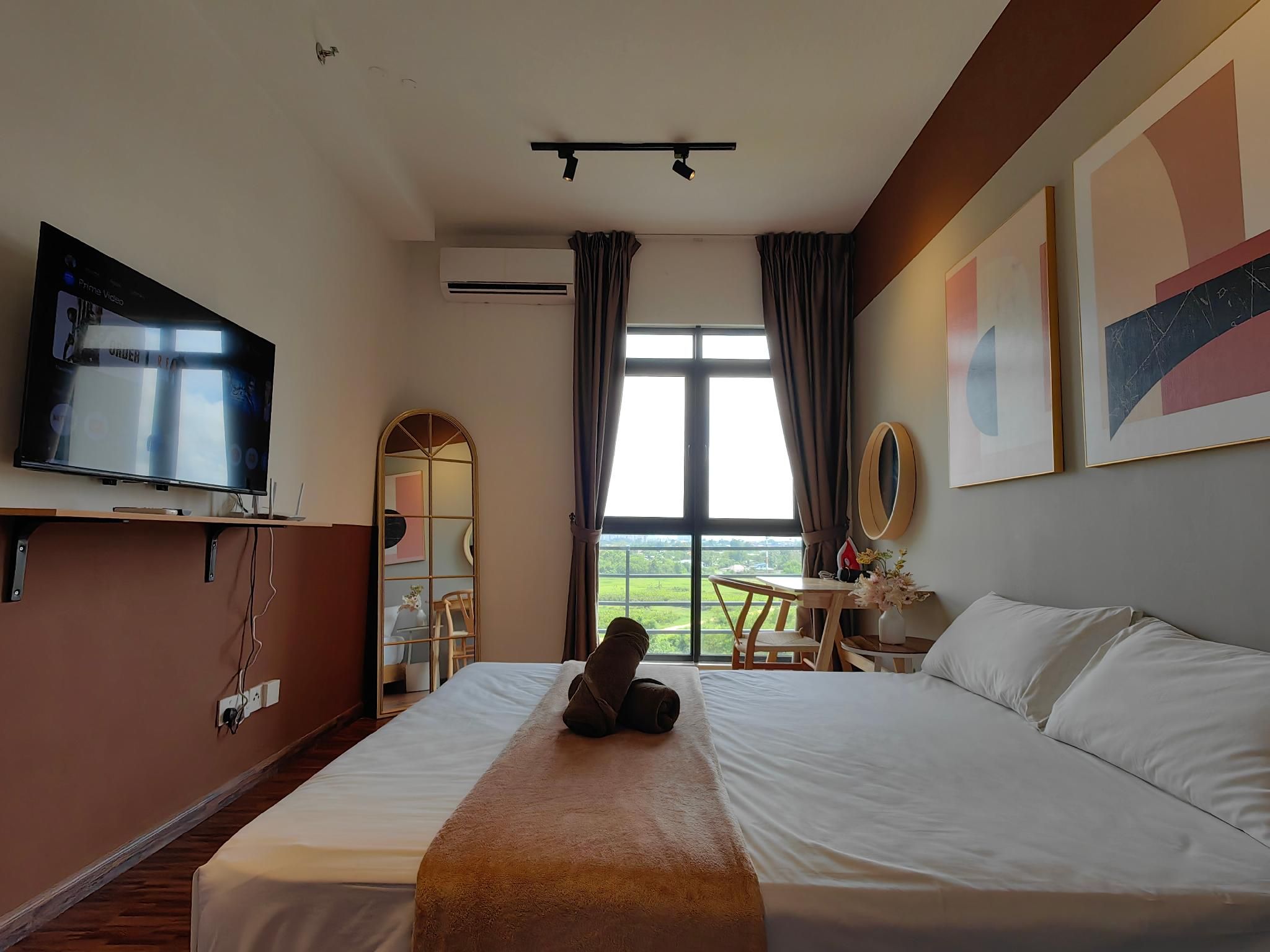Near Airport SunsetView Cozy Room K Avenue 2-3Pax