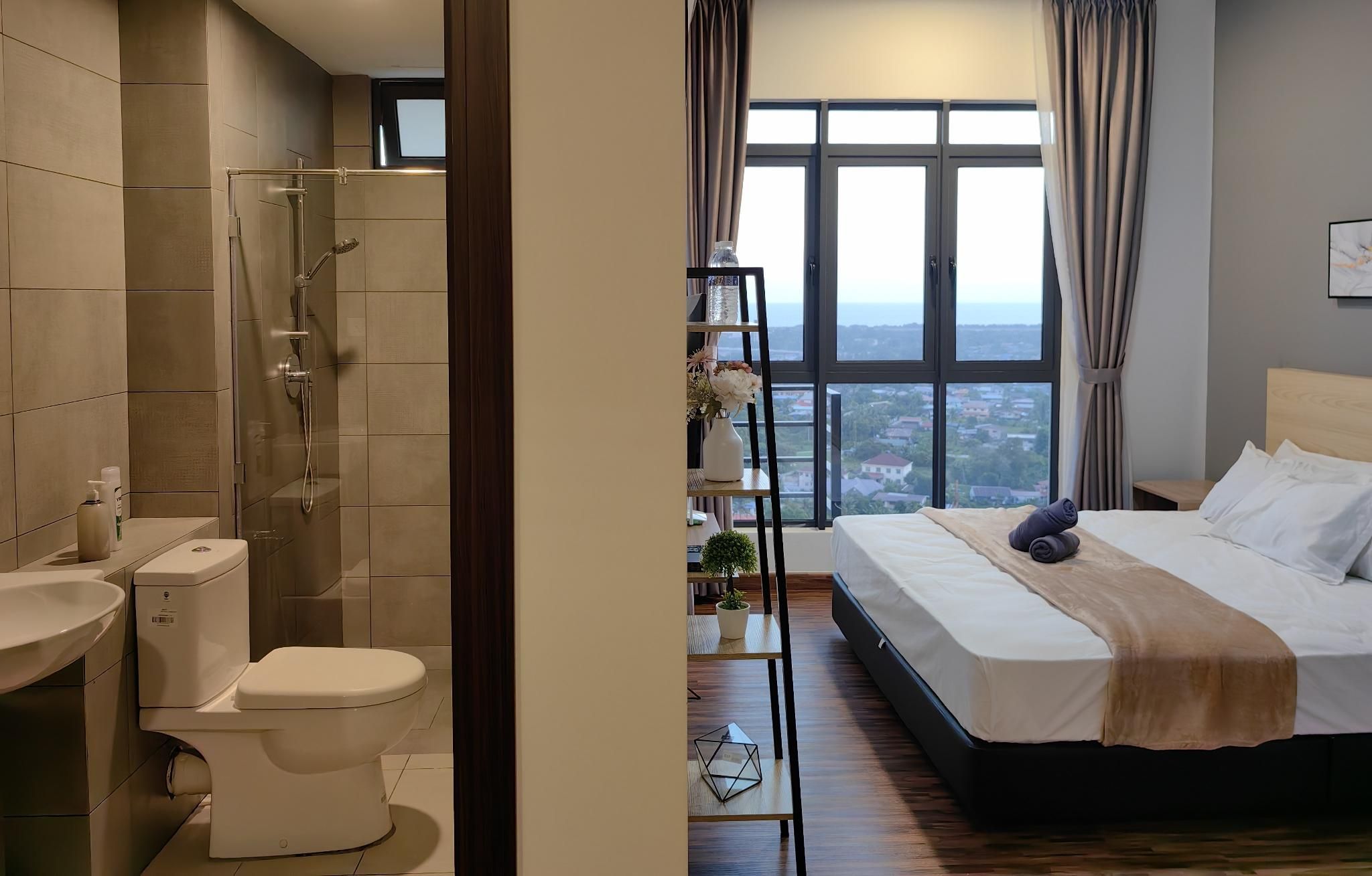 Sunset View Middle Floor KAvenue Private Room 3Pax