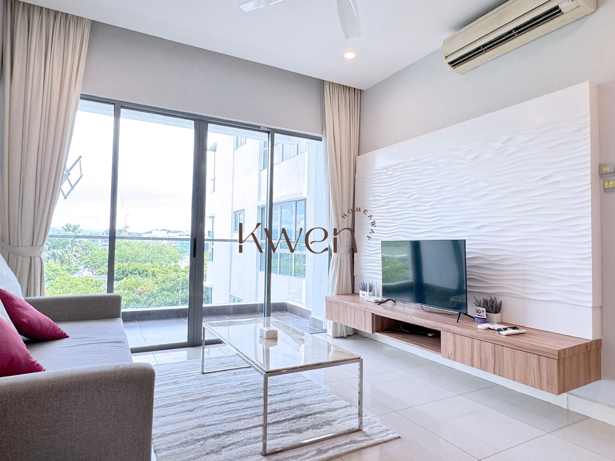 KWEN Loft D-Imago KK City Centre Pineapple 2BR