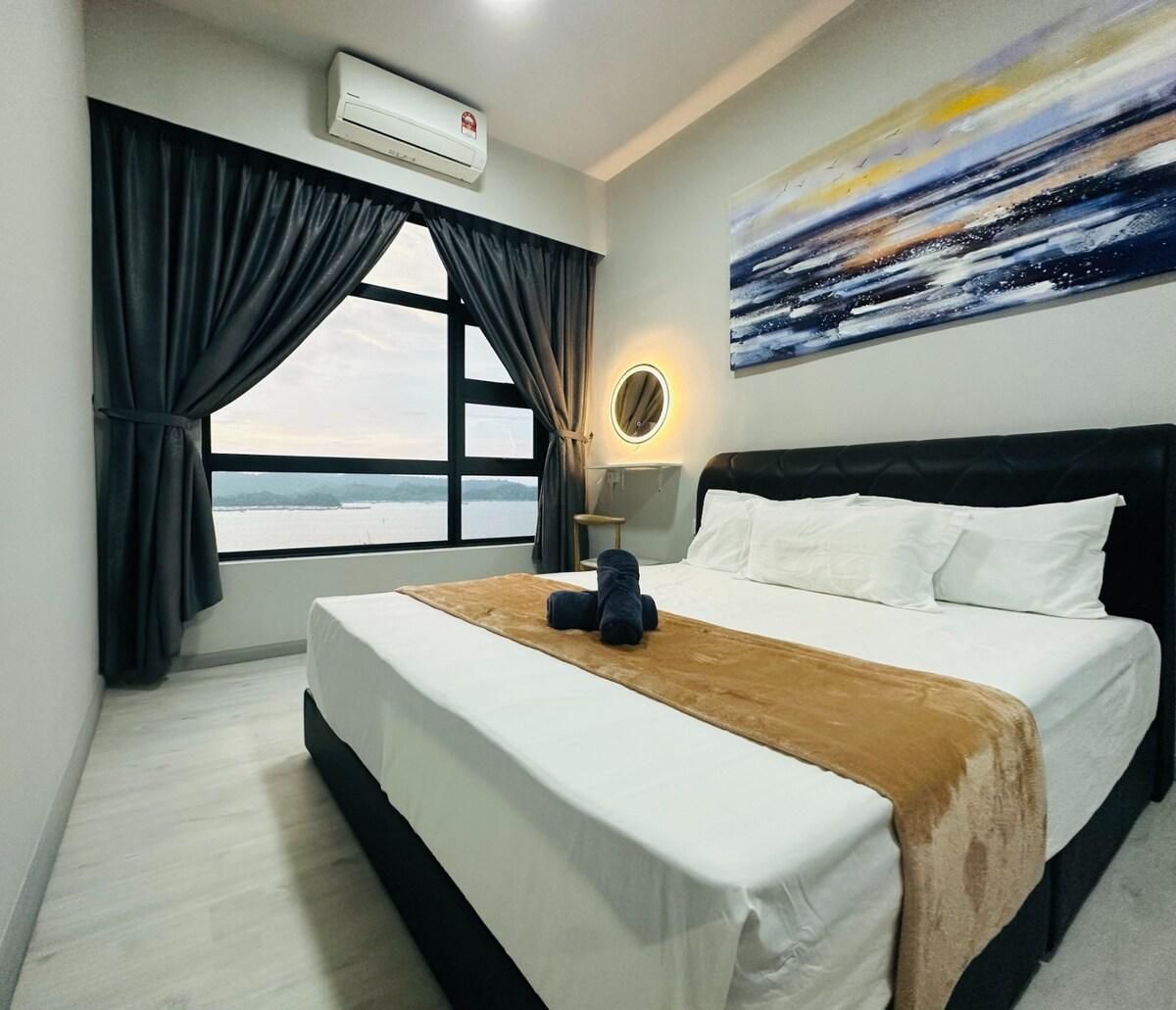 Seaview Homestay Jesselton Quay 15th (Near Gaya Street and the Pier)