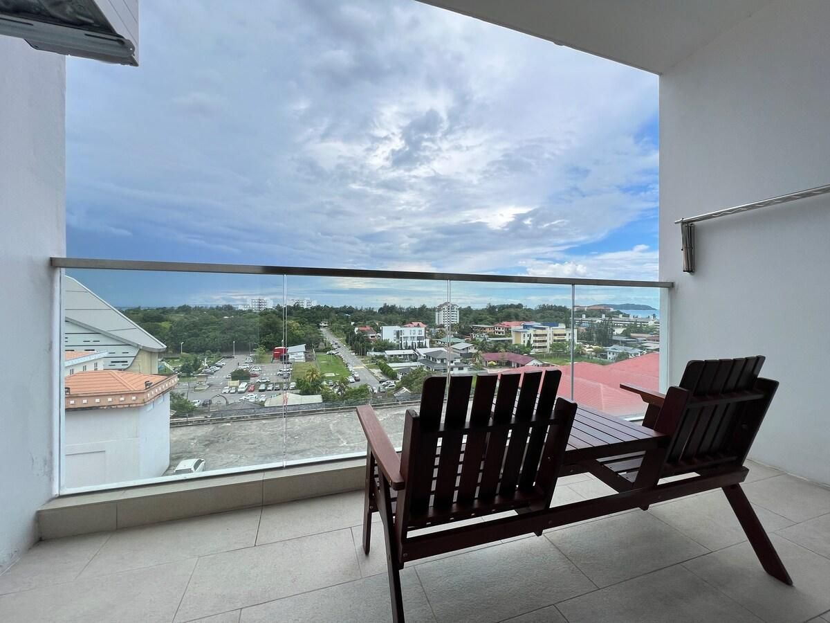 KShomesuites #5 Seaview|King Bed|Netflix|Wifi