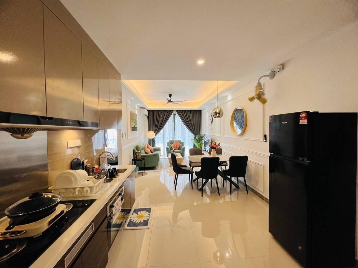Sunny Gardenview 3BRunit R&F Seine Region by ANJU