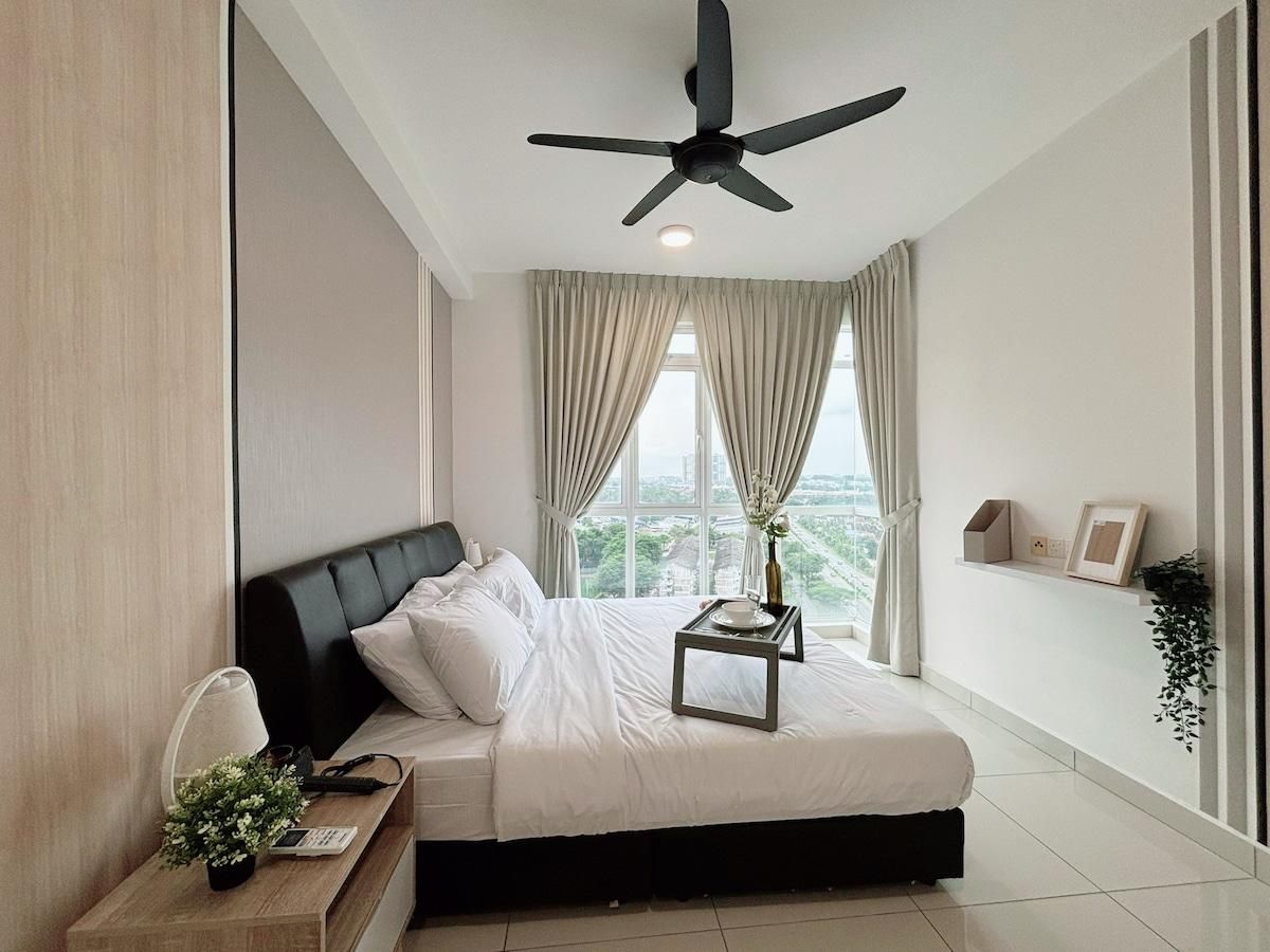 KSL Cozy 3R3B  1-5Pax#Daya#Austin#Ikea#Aeon