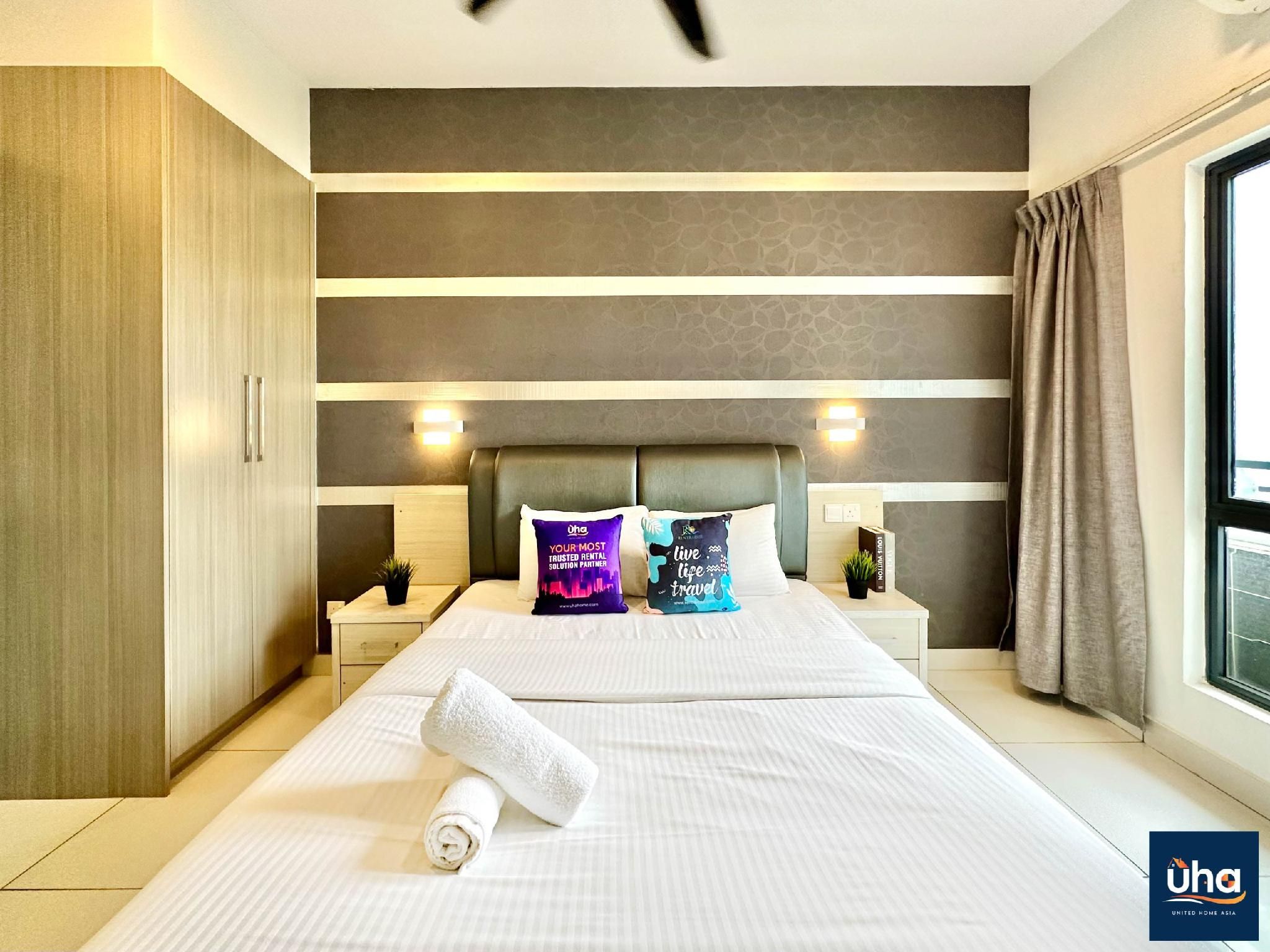 CalenSuite 1Tebrau@ 1BR 2Pax near MidValley by UHA