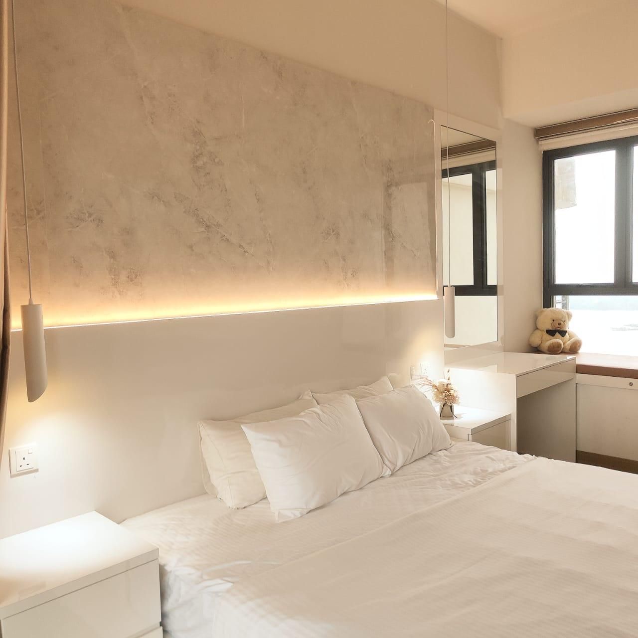 Luxury Sea View Suite, 3 Rooms, 2 Bathrooms, Suitable for Families of 5-10, Jinhaiwan @ Danga Bay