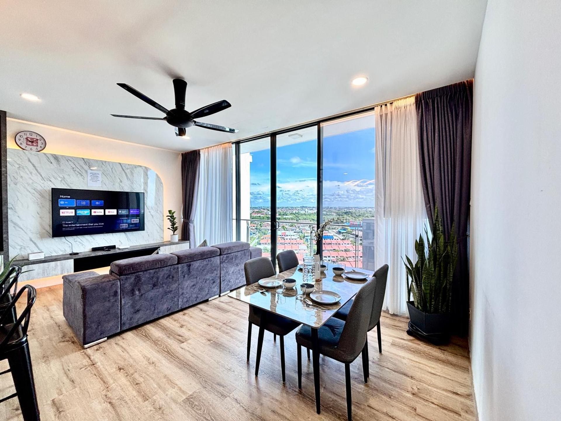 Three-Bedroom Apartment - High Floor