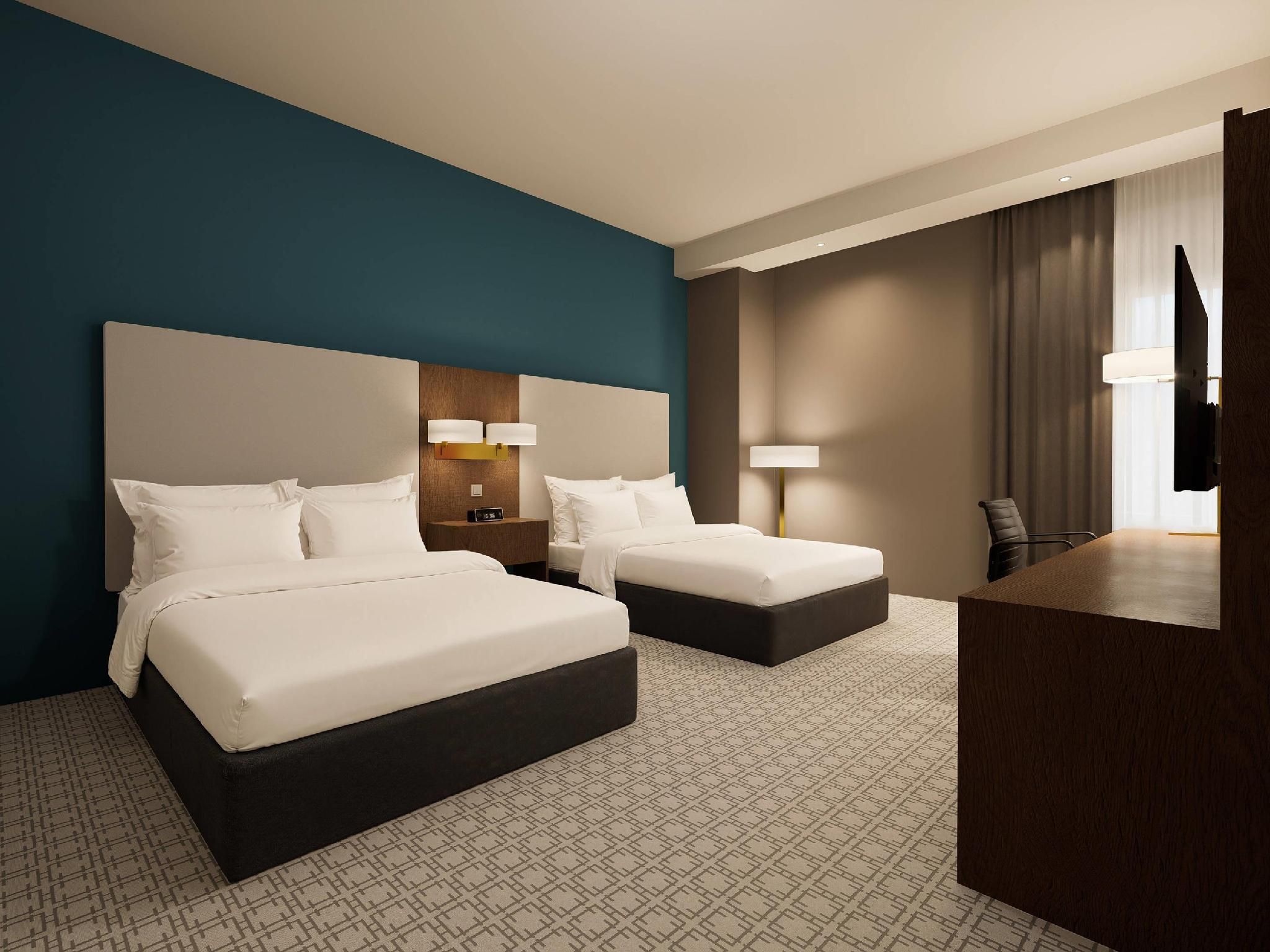 2 Double Beds, Nonsmoking, Accessible