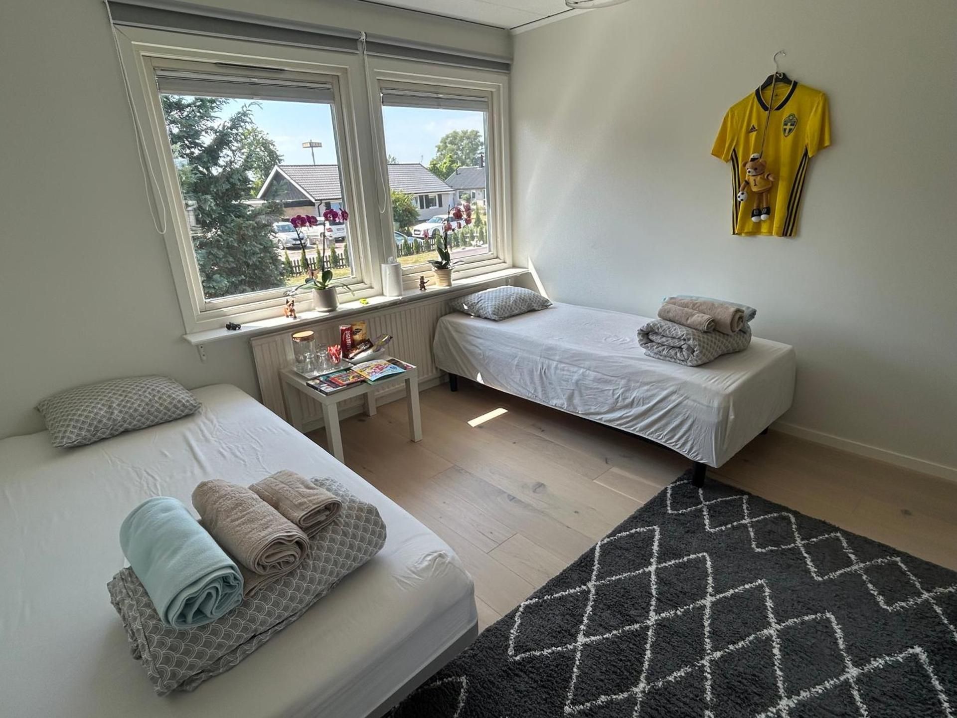 Tva sovrum fyra sangar Koppla av med hela familjen i detta fridfulla boende