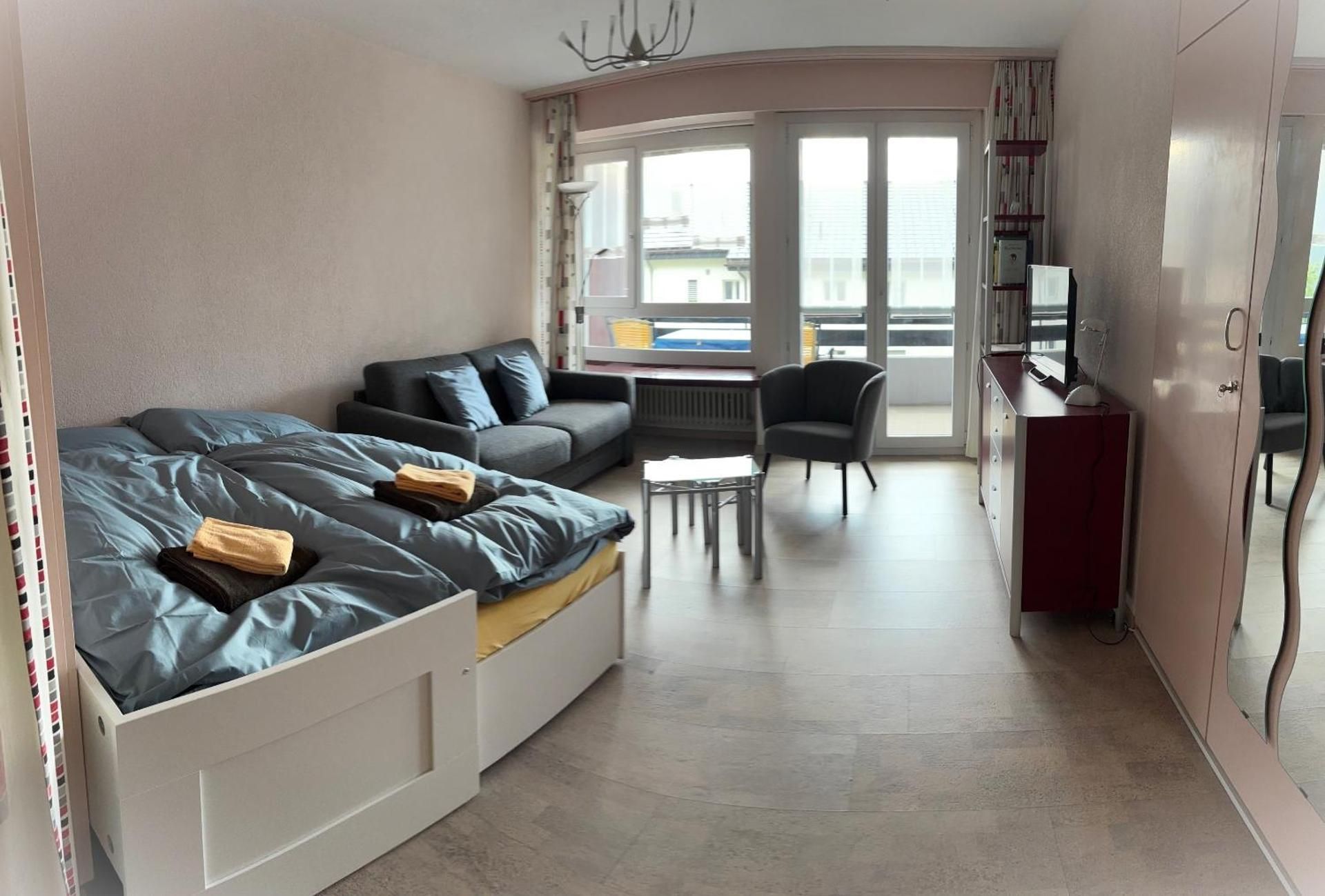 Apartment with View and Balcony