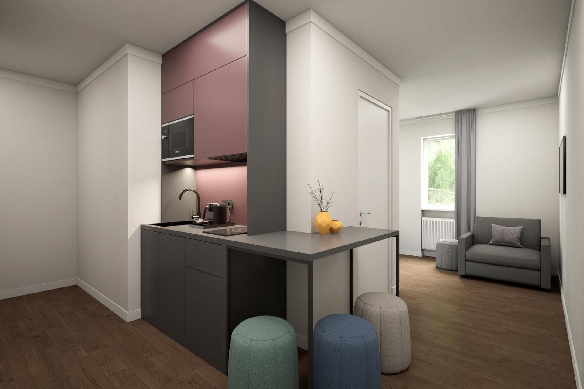 Studio with Terrace