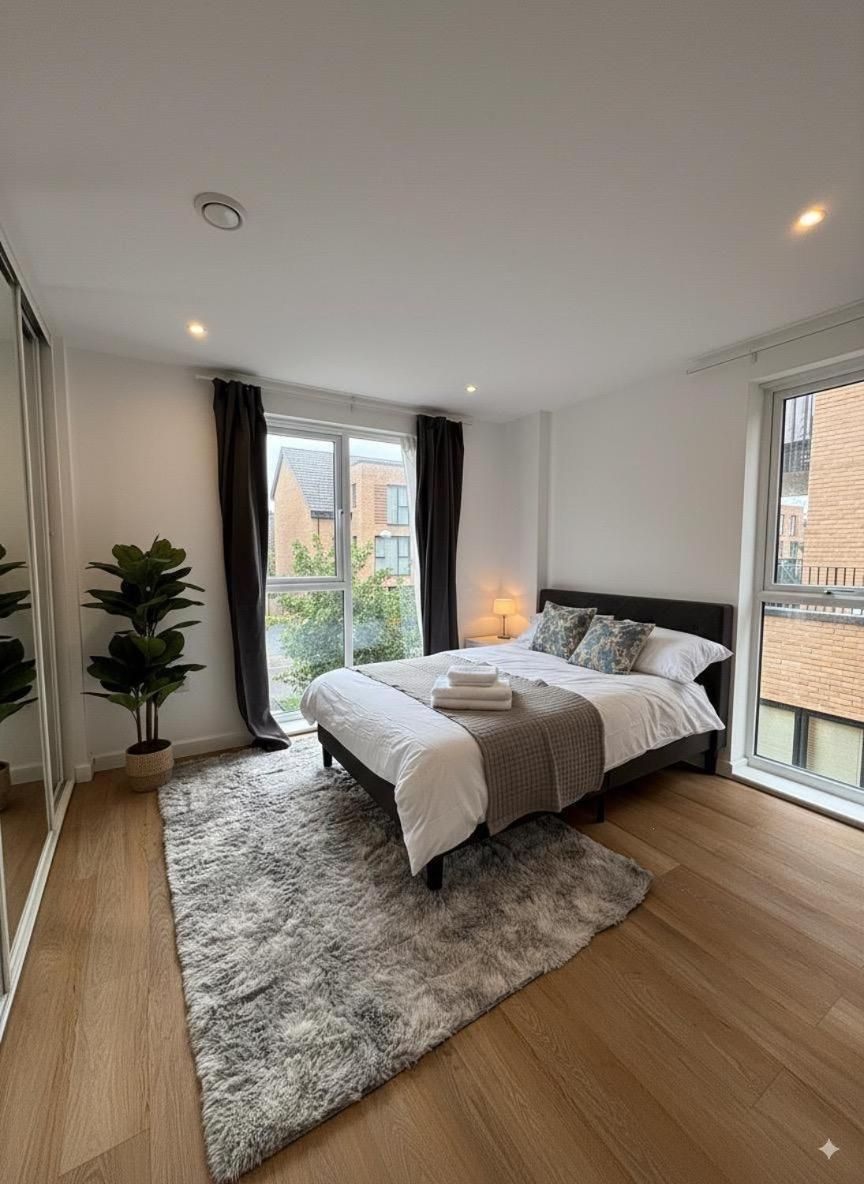 Two-Bedroom Apartment with Balcony