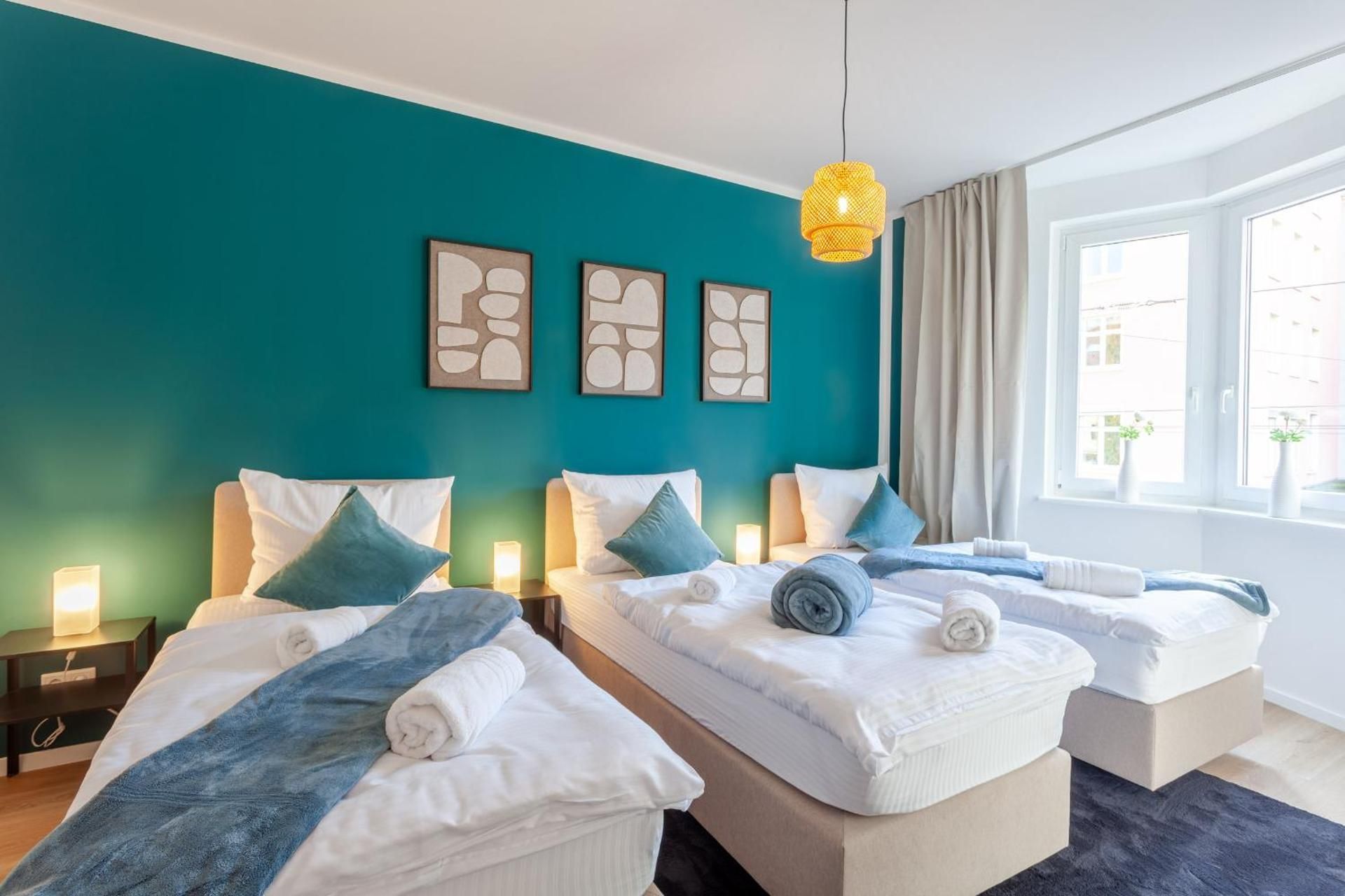 Two-Bedroom Apartment with Balcony