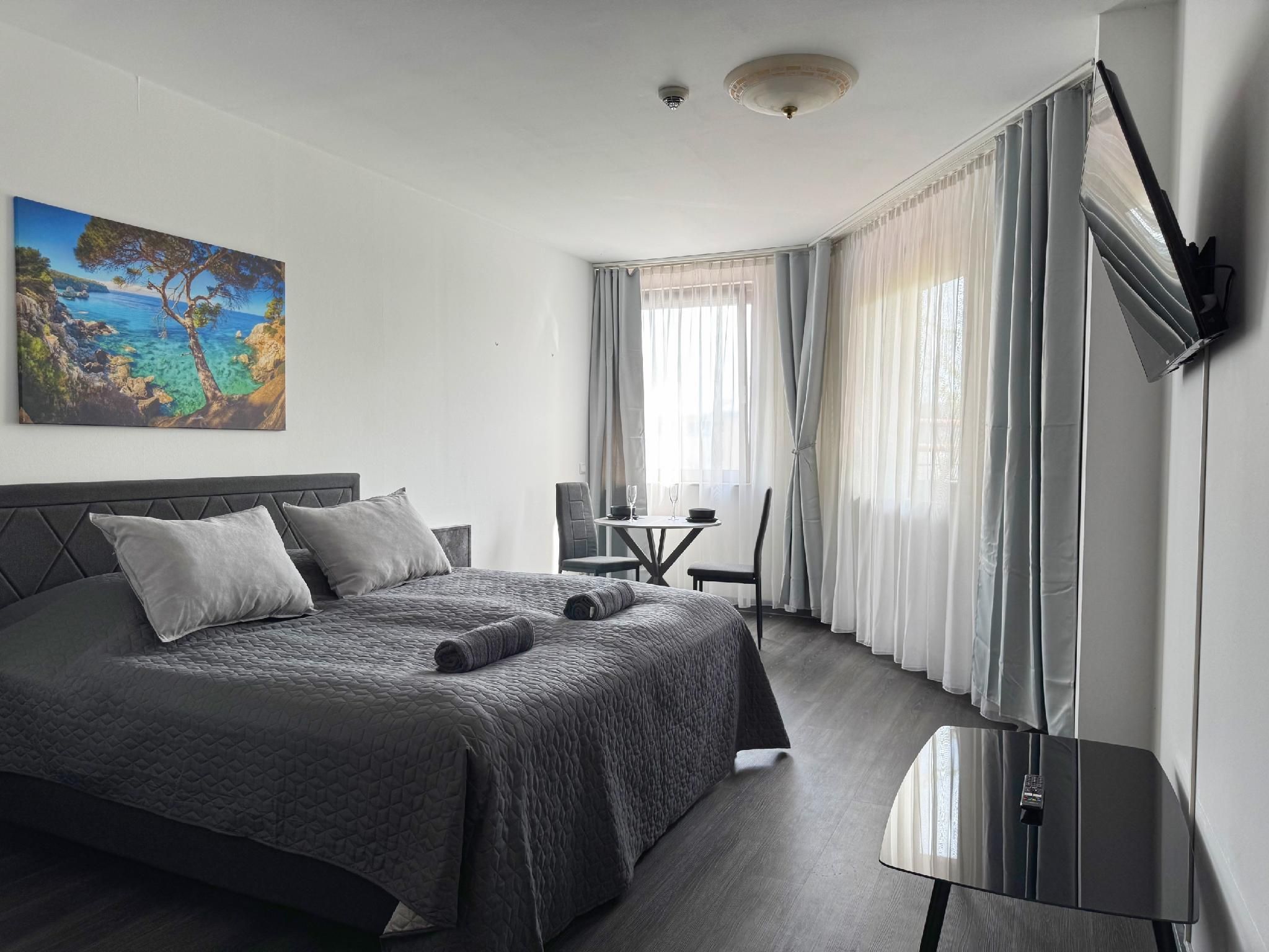 Zentrale Studio Apartments Studio-Eigenes Badezimmer-Komfort-Stadtblick