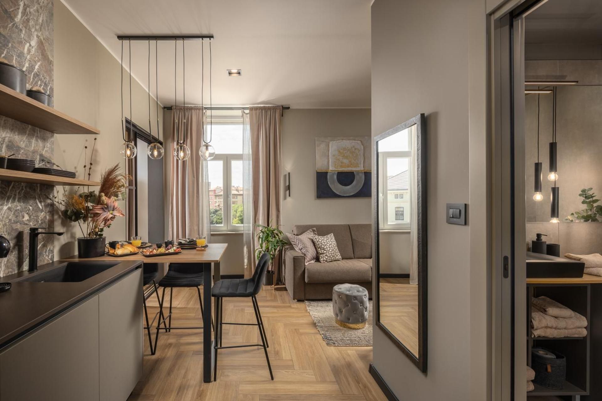 Deluxe One-Bedroom Apartment