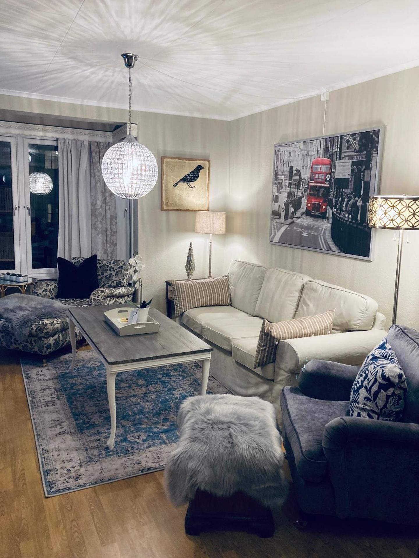 Deluxe Two-Bedroom Apartment with Garden View
