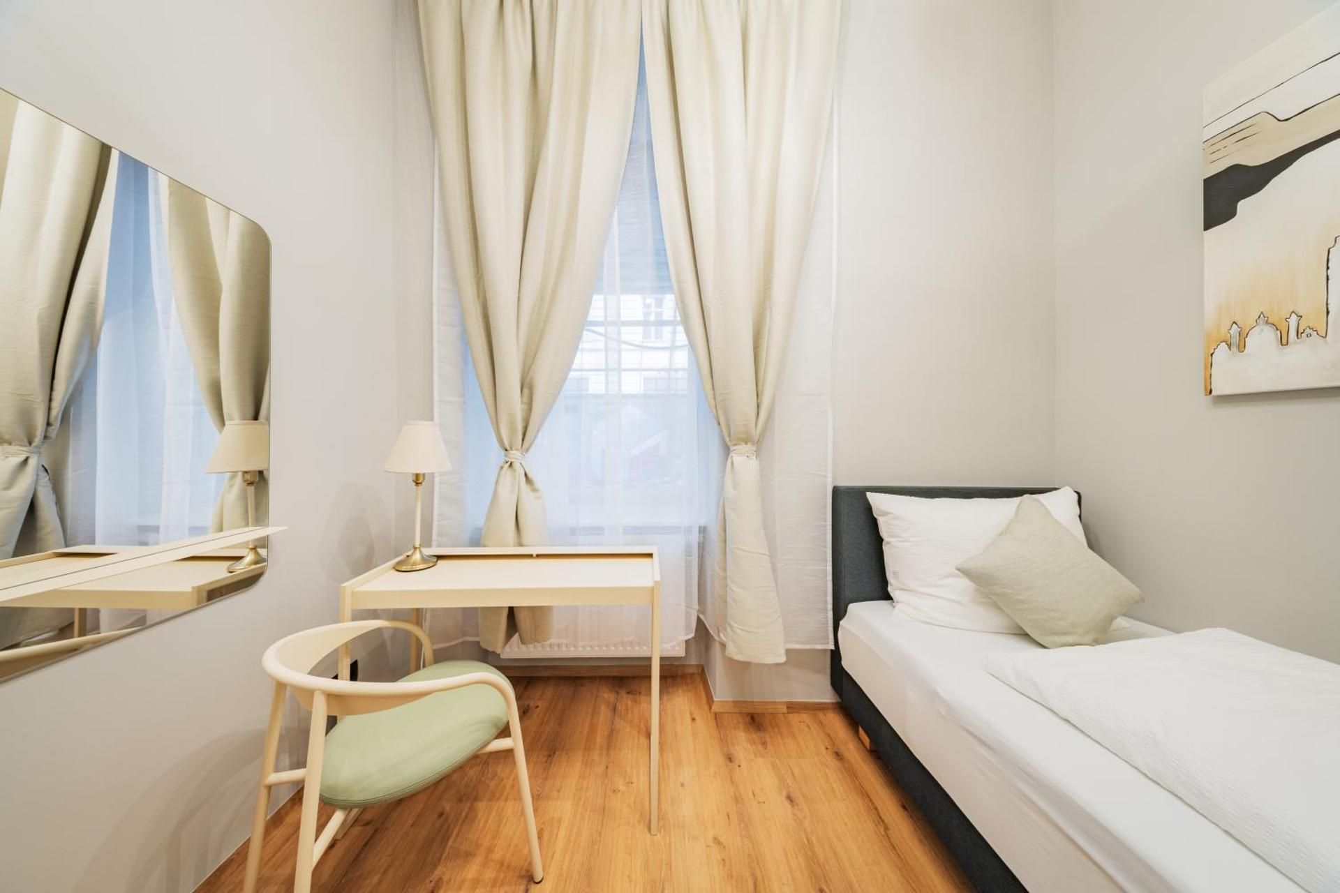 Single Room with Shared Bathroom