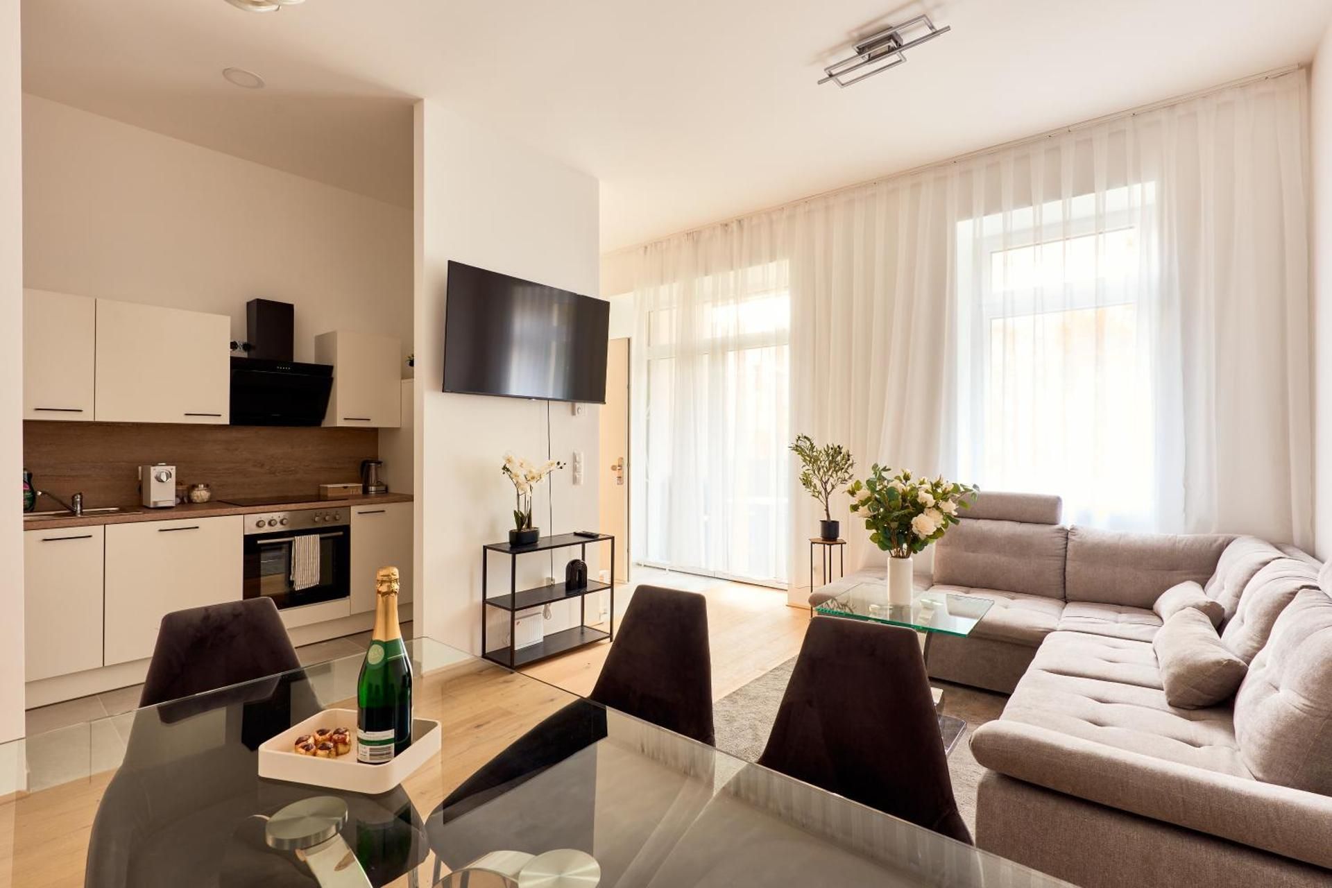 Two-Bedroom Apartment with Balcony