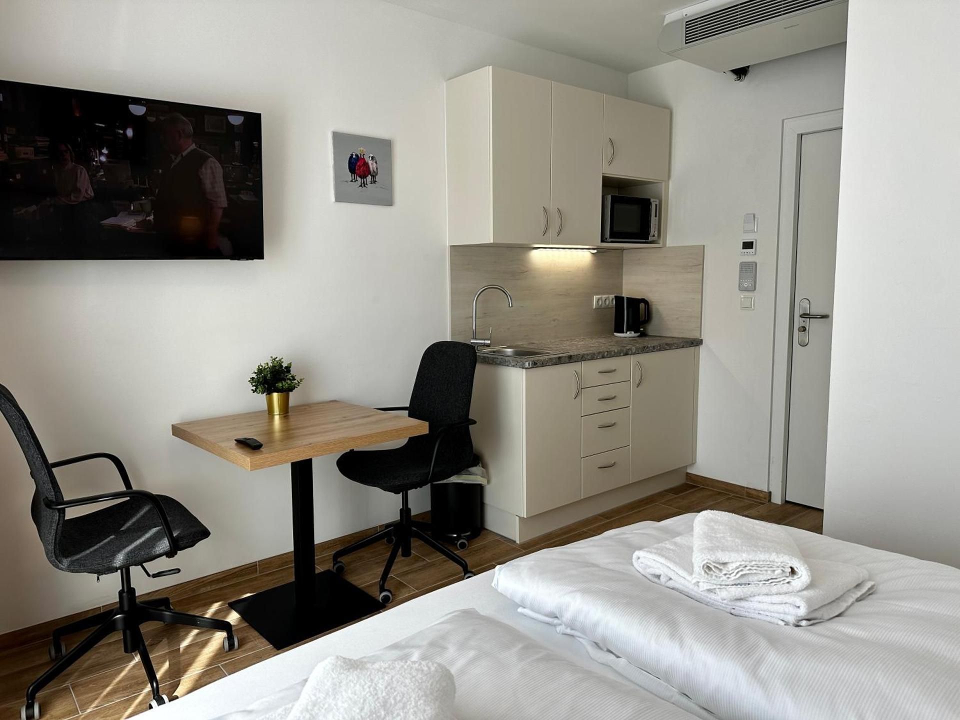 Business Souterrain Studio with Garden-Terrace