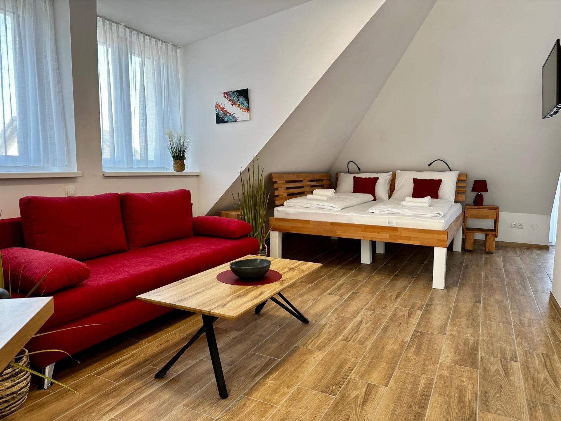 Penthouse Apartment with Balcony