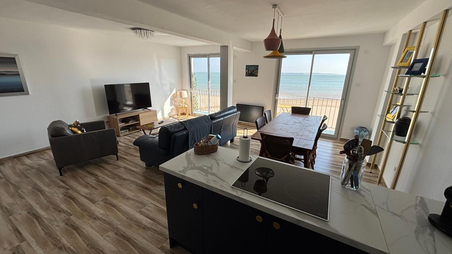 Three-Bedroom Apartment with Sea View