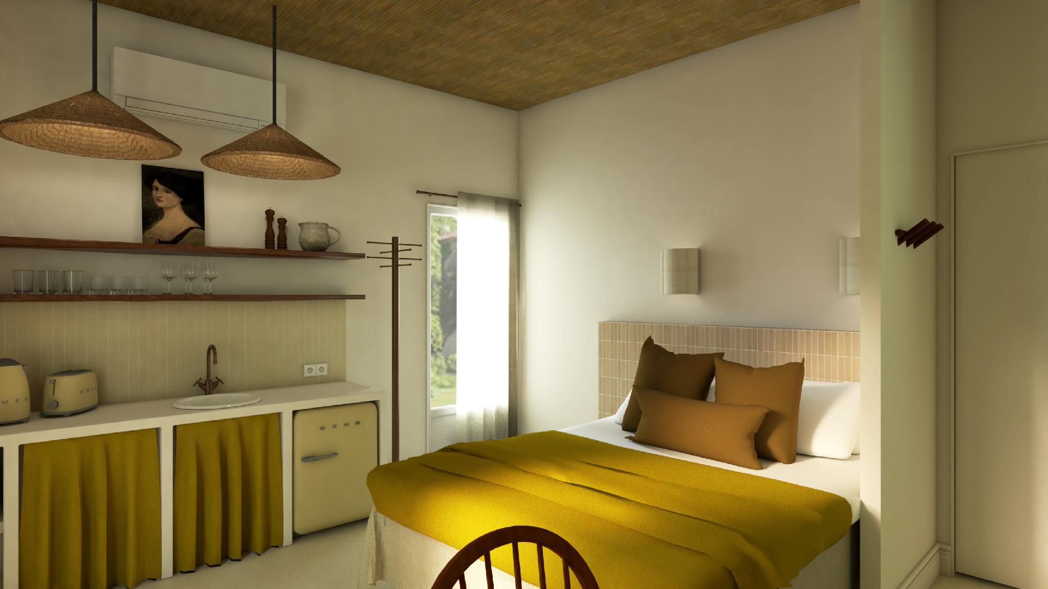 Villa en Entire-Villa-Salle de bain-Confort-Vue sur Piscine