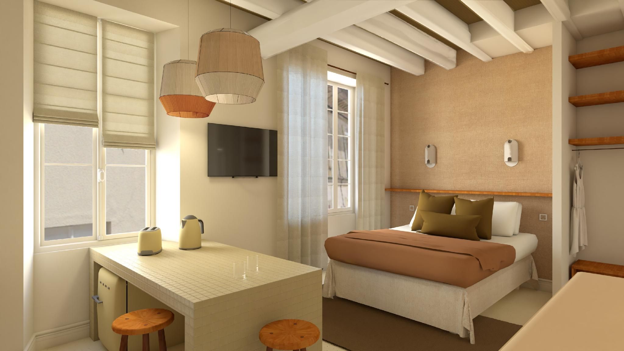 Villa en Entire-Villa-Salle de bain-Confort-Vue sur Piscine