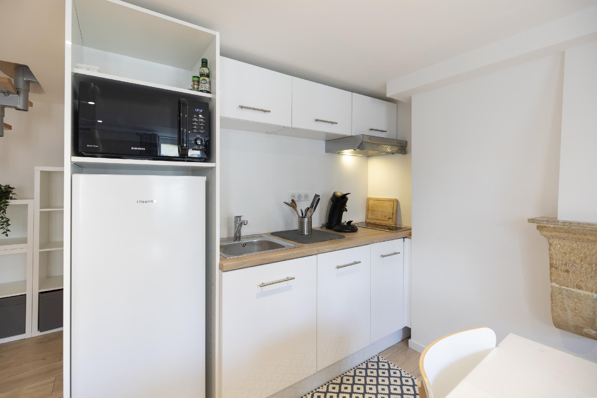 Appartement-Appartement-SDB privée avec baignoire-Vue ville